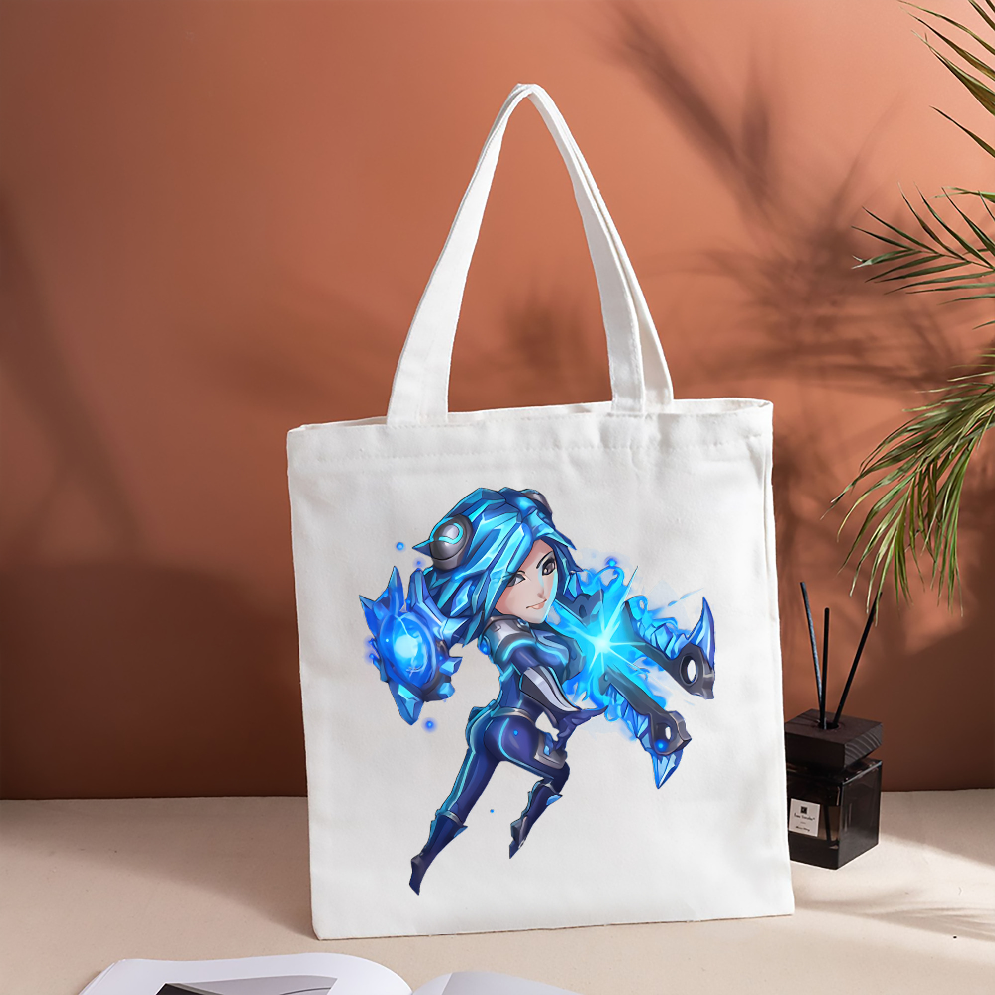 リーグ・オブ・レジェンド League of Legends LOL 縦型キャンバス生地手提げバッグ　トートバッグ
