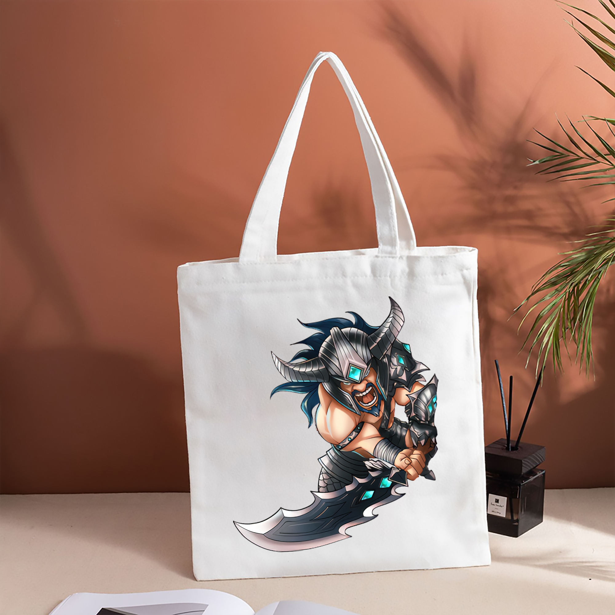 リーグ・オブ・レジェンド League of Legends LOL 縦型キャンバス生地手提げバッグ　トートバッグ