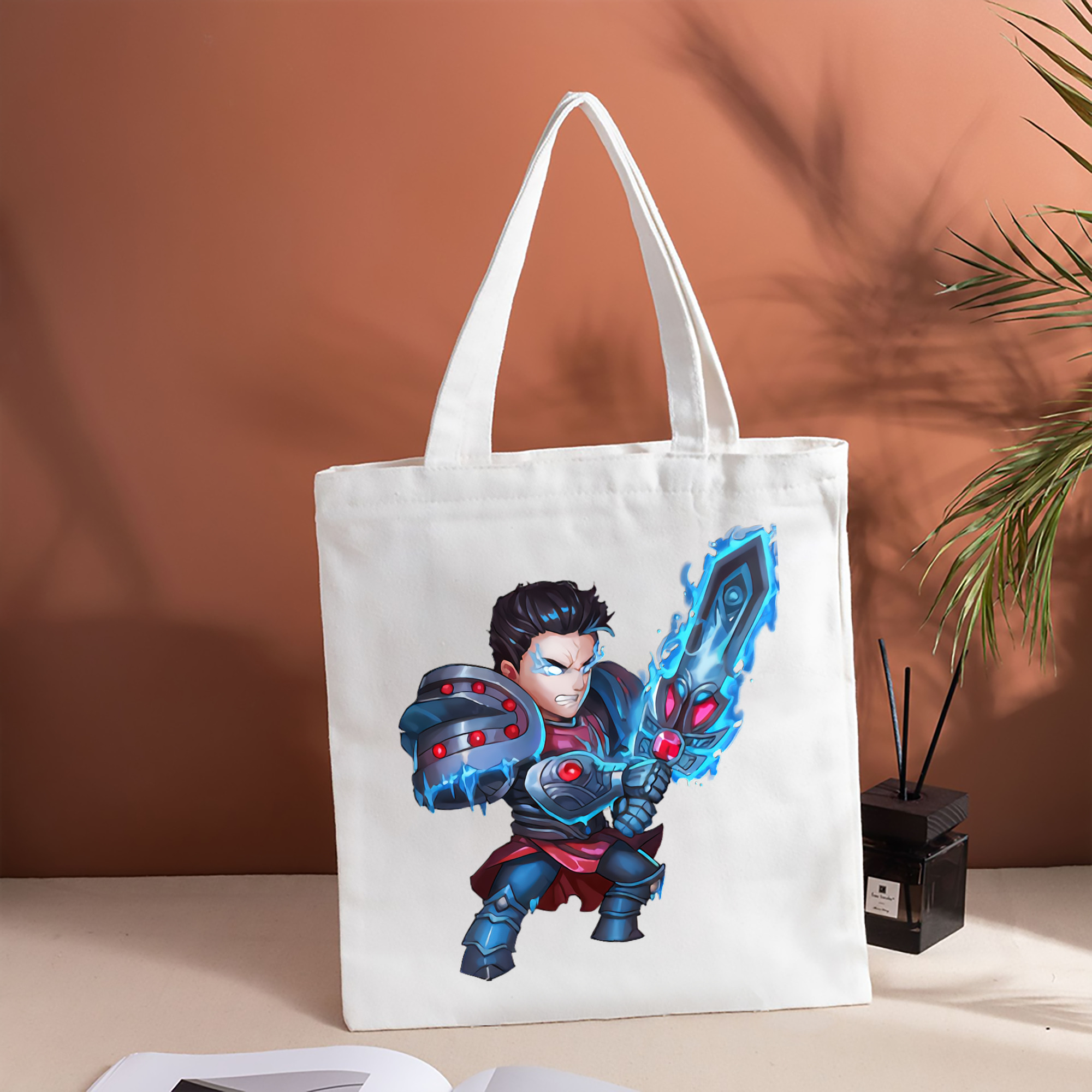 リーグ・オブ・レジェンド League of Legends LOL 縦型キャンバス生地手提げバッグ　トートバッグ