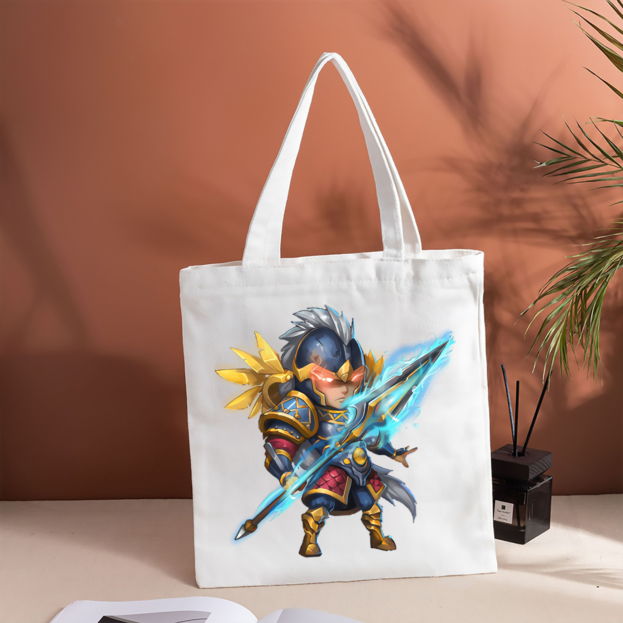 リーグ・オブ・レジェンド League of Legends LOL 縦型キャンバス生地手提げバッグ　トートバッグ