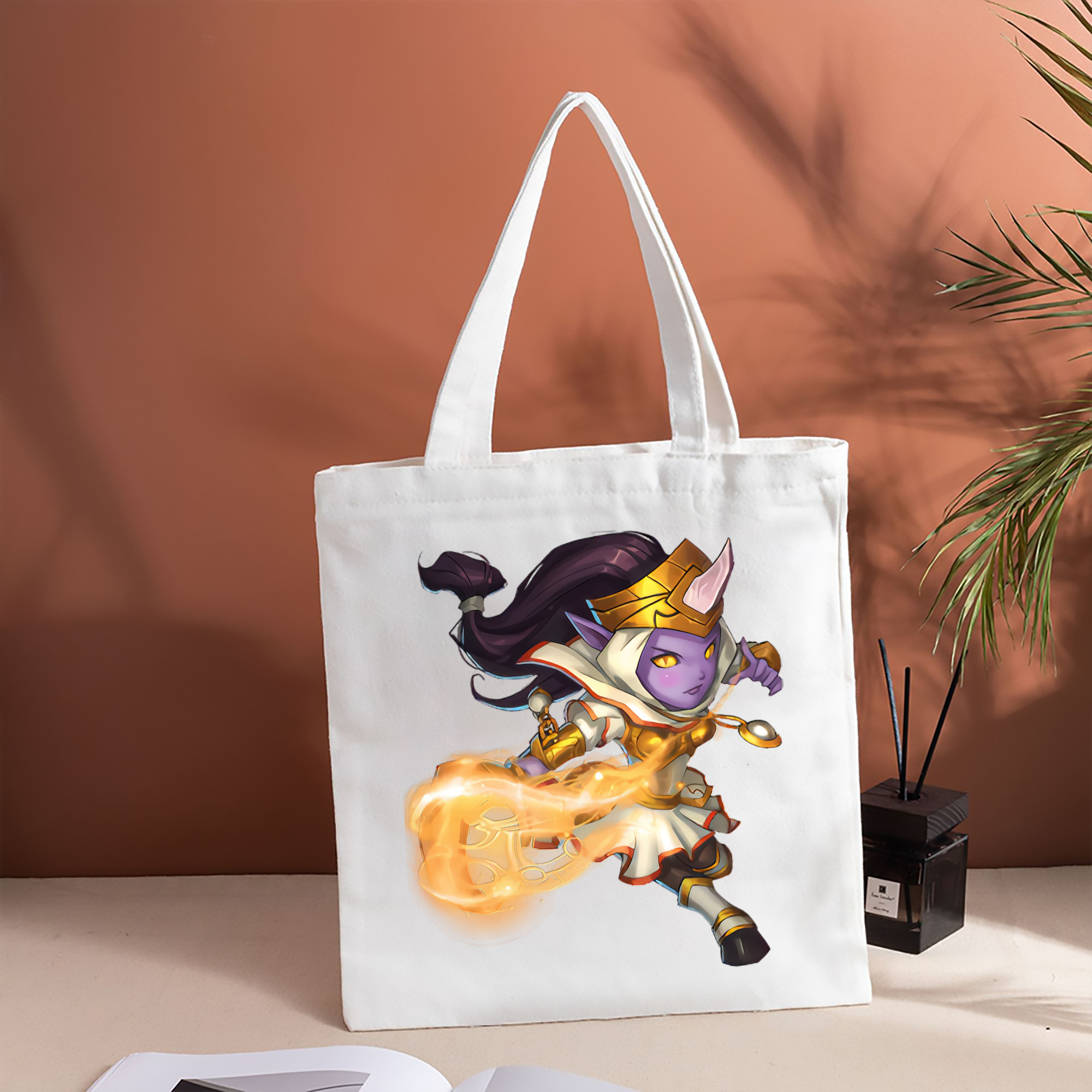 リーグ・オブ・レジェンド League of Legends LOL 縦型キャンバス生地手提げバッグ　トートバッグ