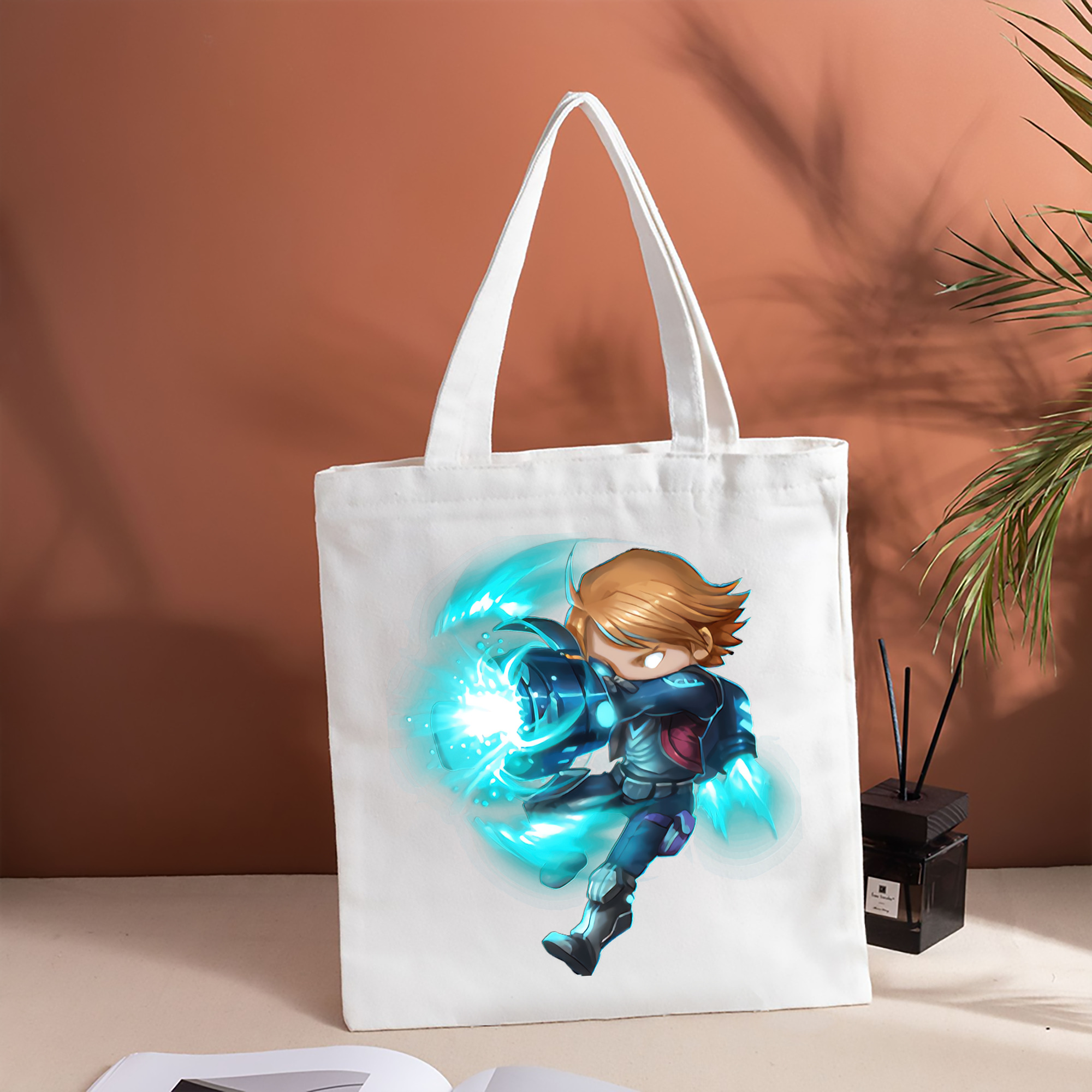 リーグ・オブ・レジェンド League of Legends LOL 縦型キャンバス生地手提げバッグ　トートバッグ