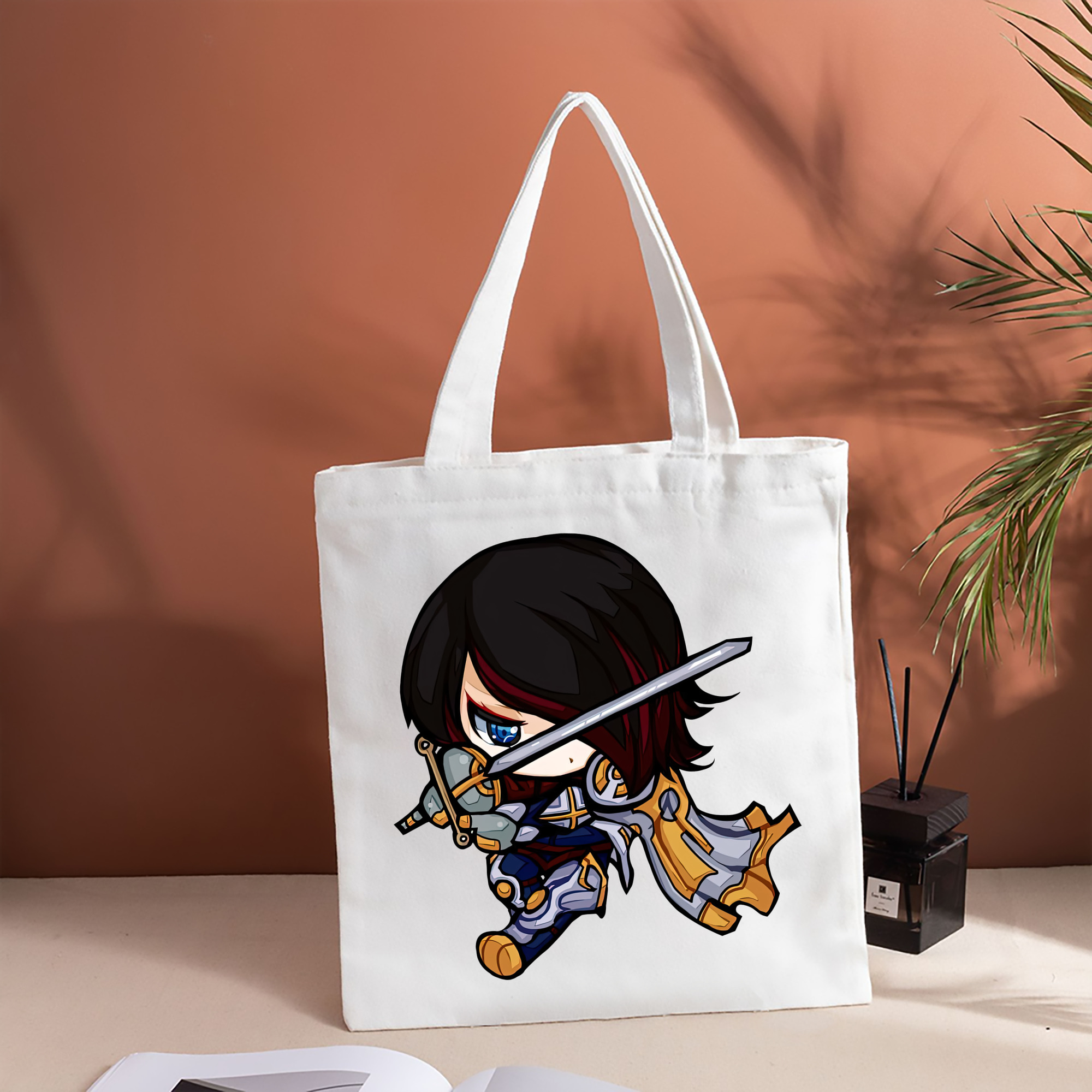 リーグ・オブ・レジェンド League of Legends LOL 縦型キャンバス生地手提げバッグ　トートバッグ