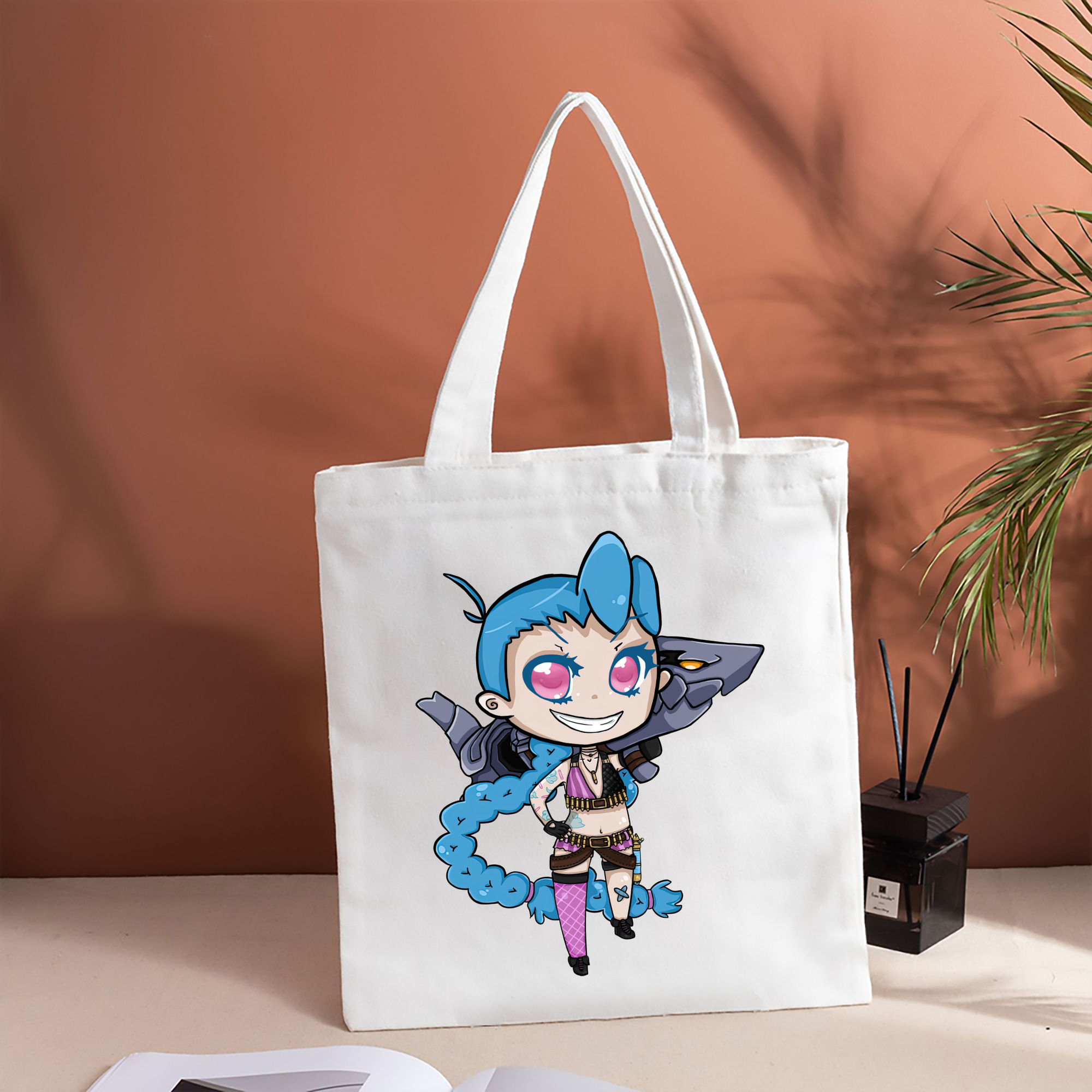 リーグ・オブ・レジェンド League of Legends LOL 縦型キャンバス生地手提げバッグ　トートバッグ