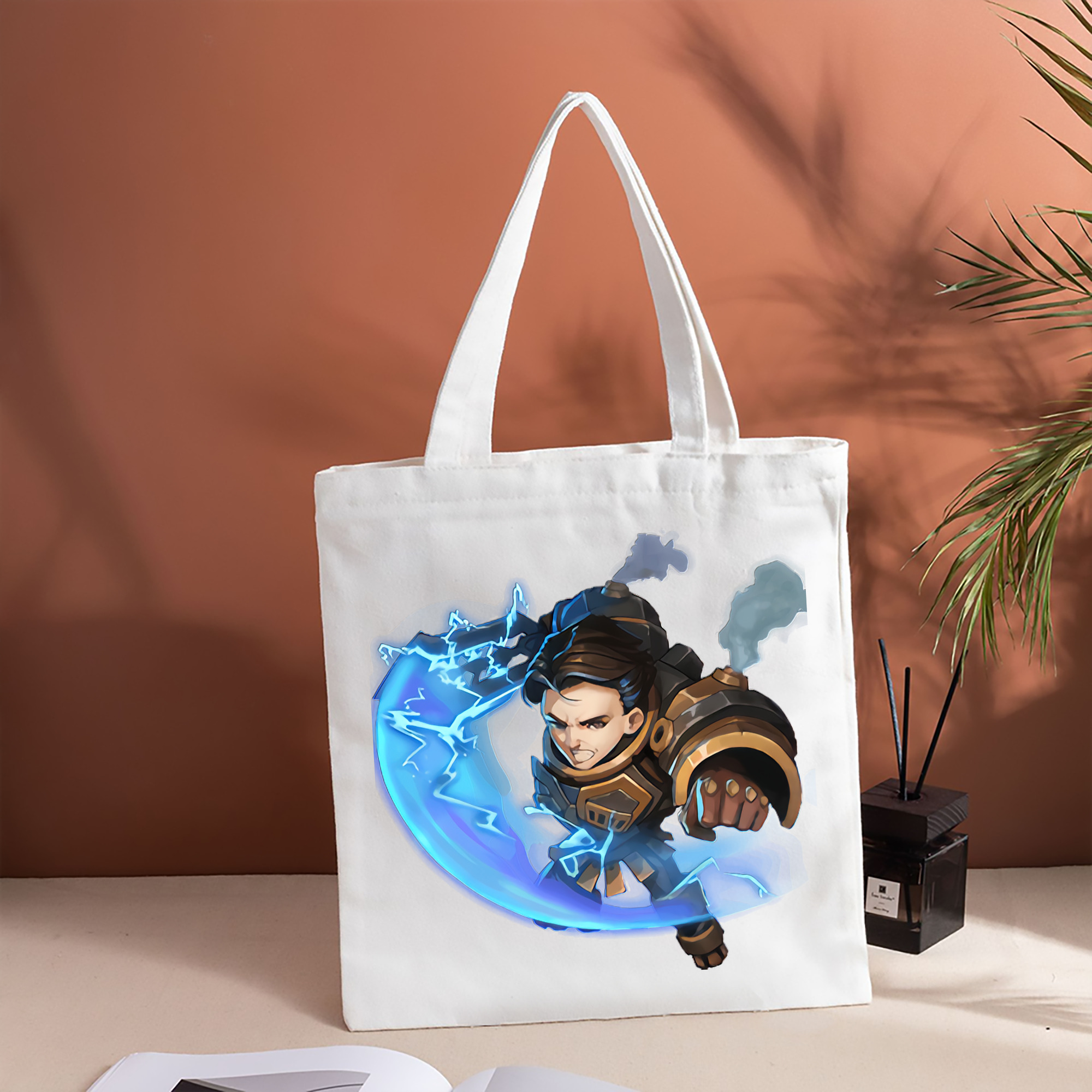 リーグ・オブ・レジェンド League of Legends LOL 縦型キャンバス生地手提げバッグ　トートバッグ