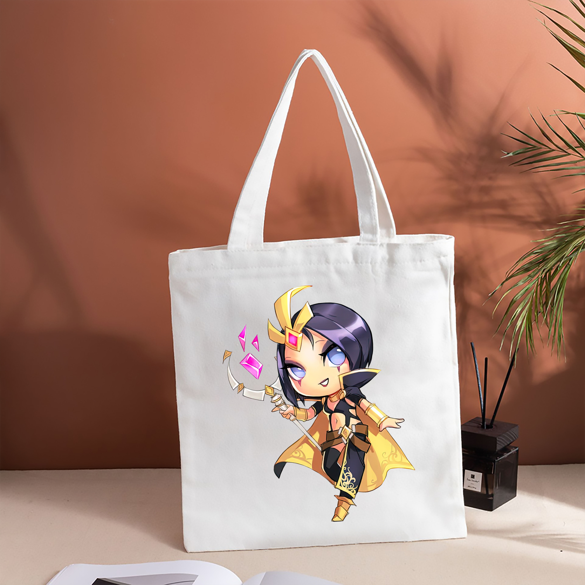 リーグ・オブ・レジェンド League of Legends LOL 縦型キャンバス生地手提げバッグ　トートバッグ