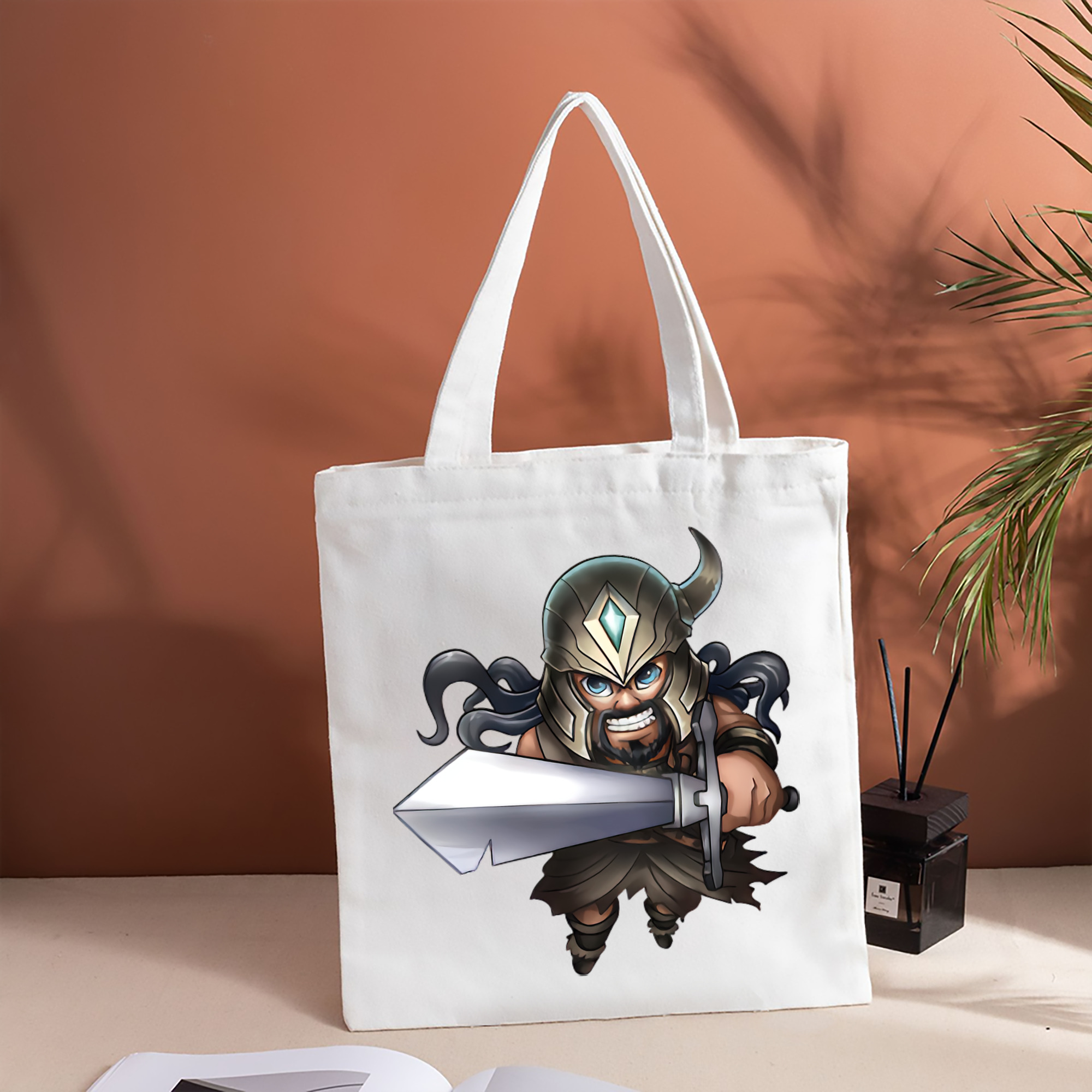 リーグ・オブ・レジェンド League of Legends LOL 縦型キャンバス生地手提げバッグ　トートバッグ