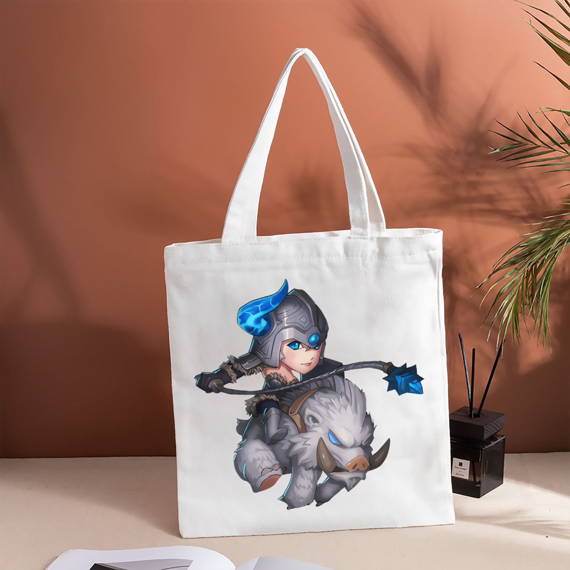 リーグ・オブ・レジェンド League of Legends LOL 縦型キャンバス生地手提げバッグ　トートバッグ