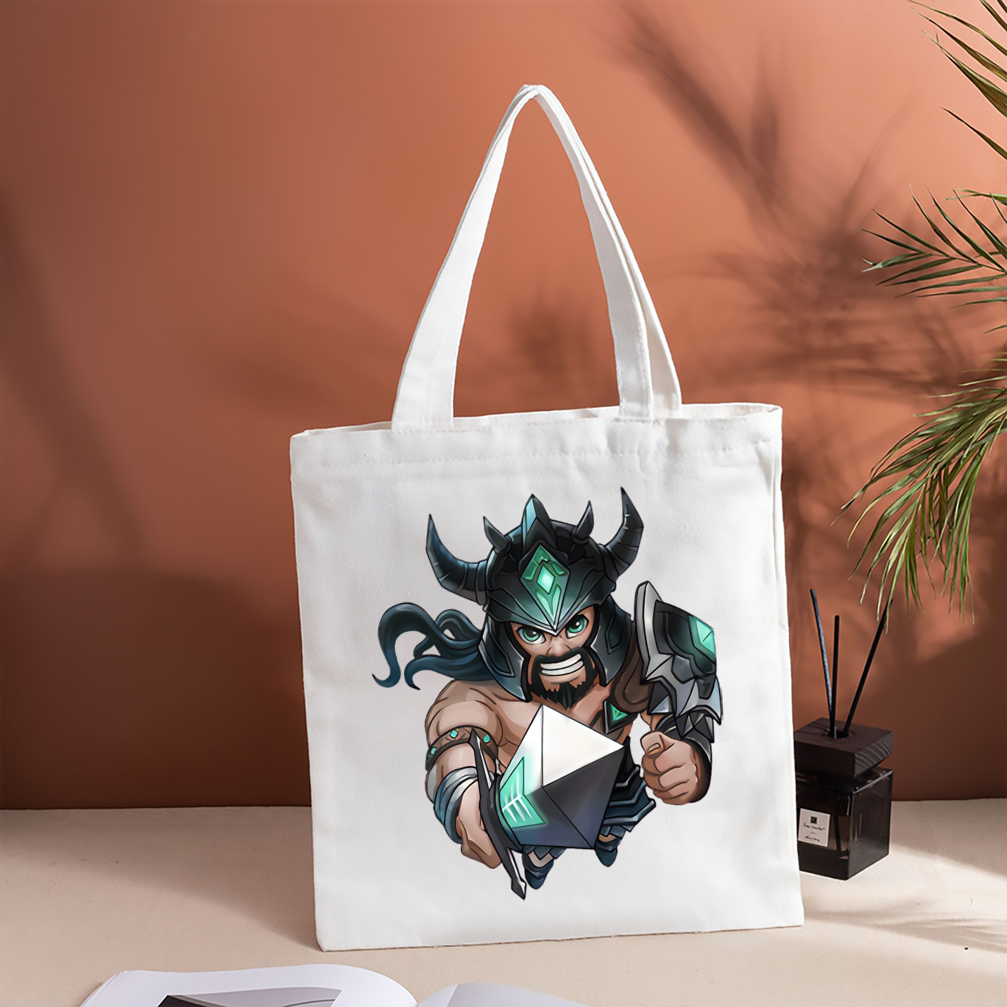 リーグ・オブ・レジェンド League of Legends LOL 縦型キャンバス生地手提げバッグ　トートバッグ