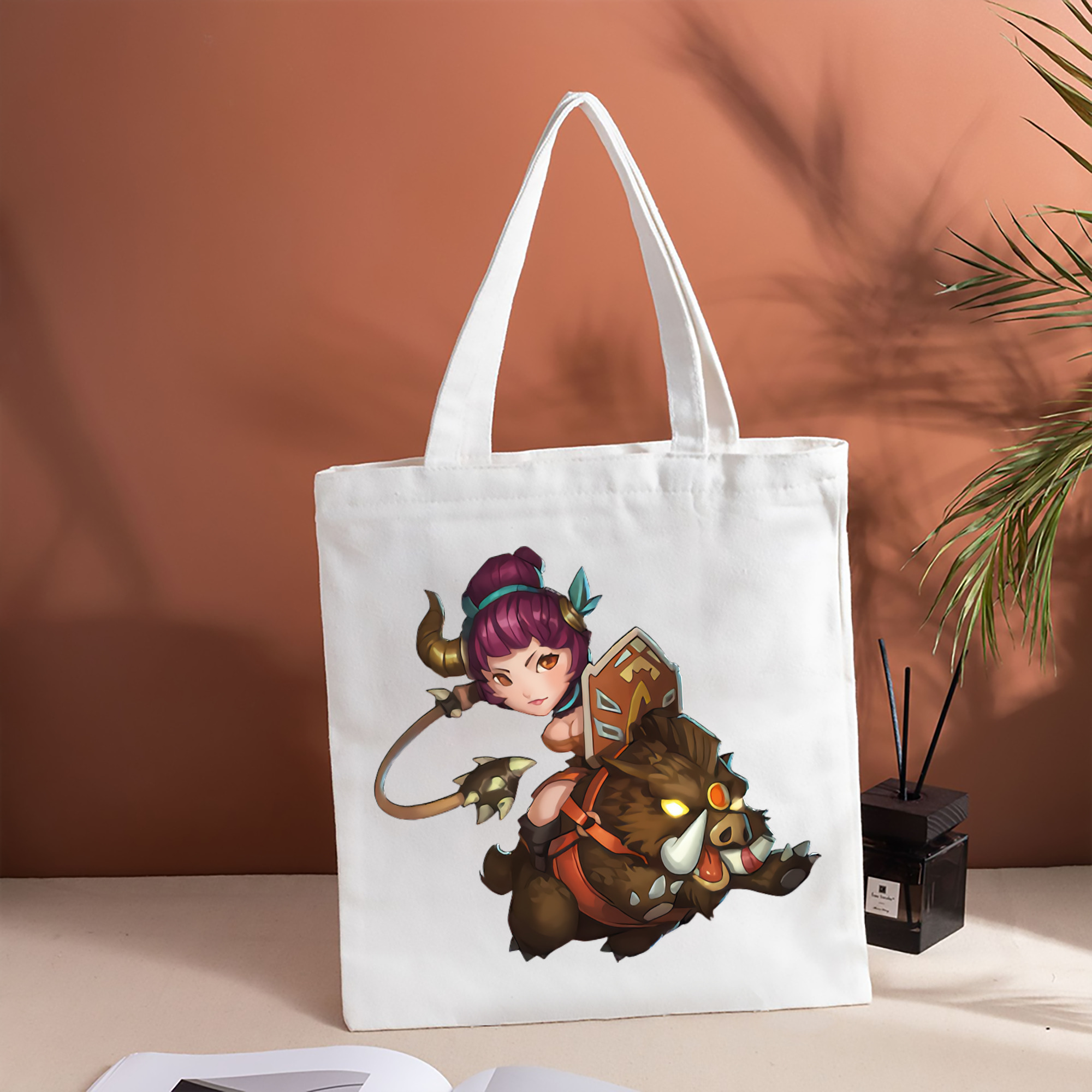 リーグ・オブ・レジェンド League of Legends LOL 縦型キャンバス生地手提げバッグ　トートバッグ