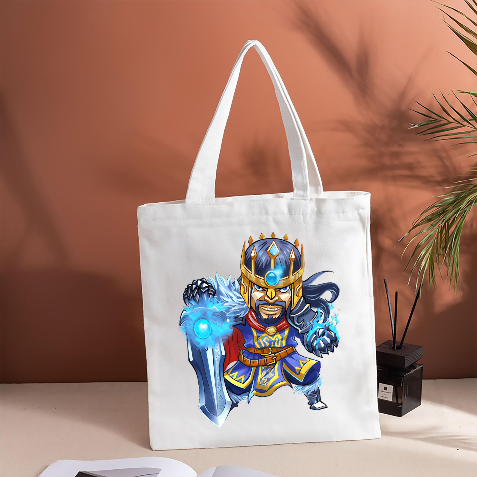 リーグ・オブ・レジェンド League of Legends LOL 縦型キャンバス生地手提げバッグ　トートバッグ