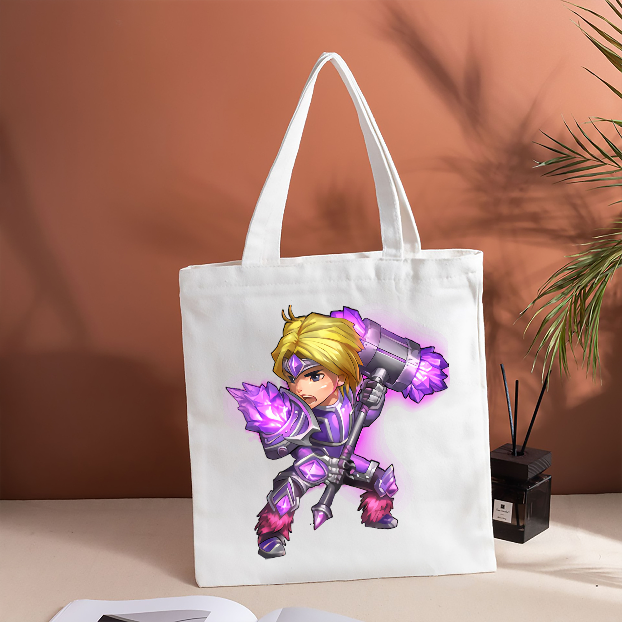 リーグ・オブ・レジェンド League of Legends LOL 縦型キャンバス生地手提げバッグ　トートバッグ