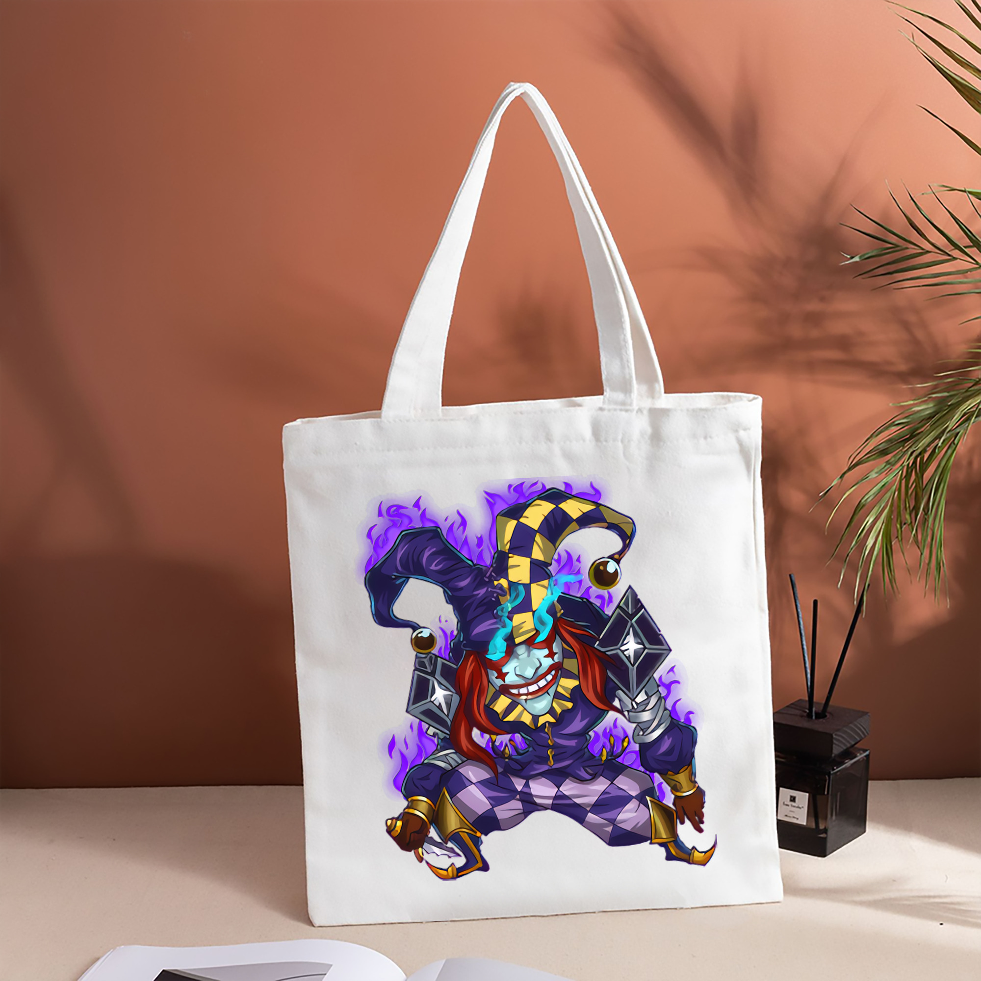 リーグ・オブ・レジェンド League of Legends LOL 縦型キャンバス生地手提げバッグ　トートバッグ