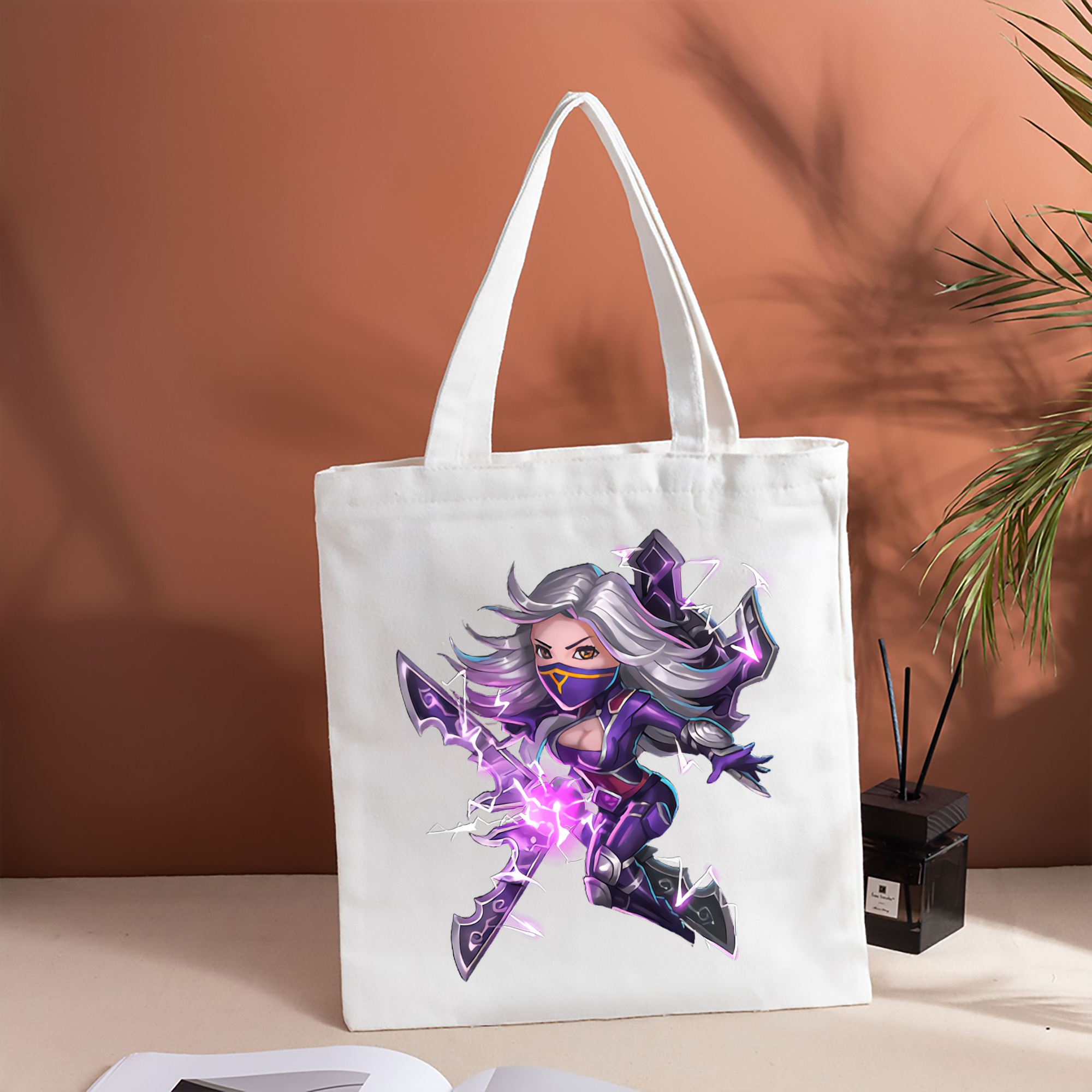 リーグ・オブ・レジェンド League of Legends LOL 縦型キャンバス生地手提げバッグ　トートバッグ