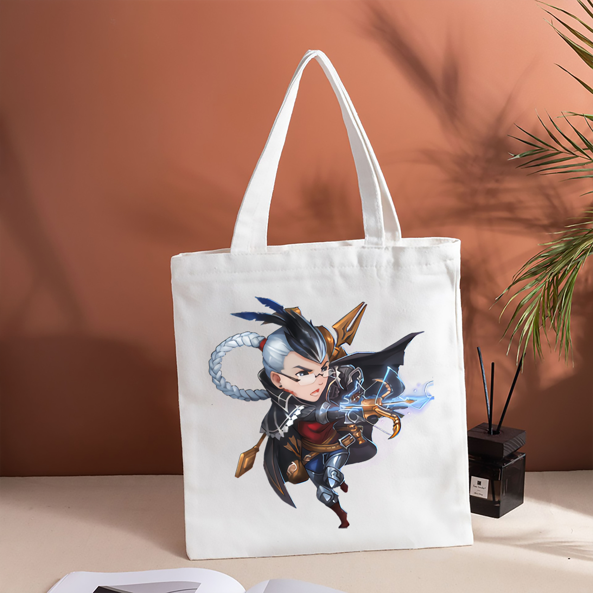 リーグ・オブ・レジェンド League of Legends LOL 縦型キャンバス生地手提げバッグ　トートバッグ