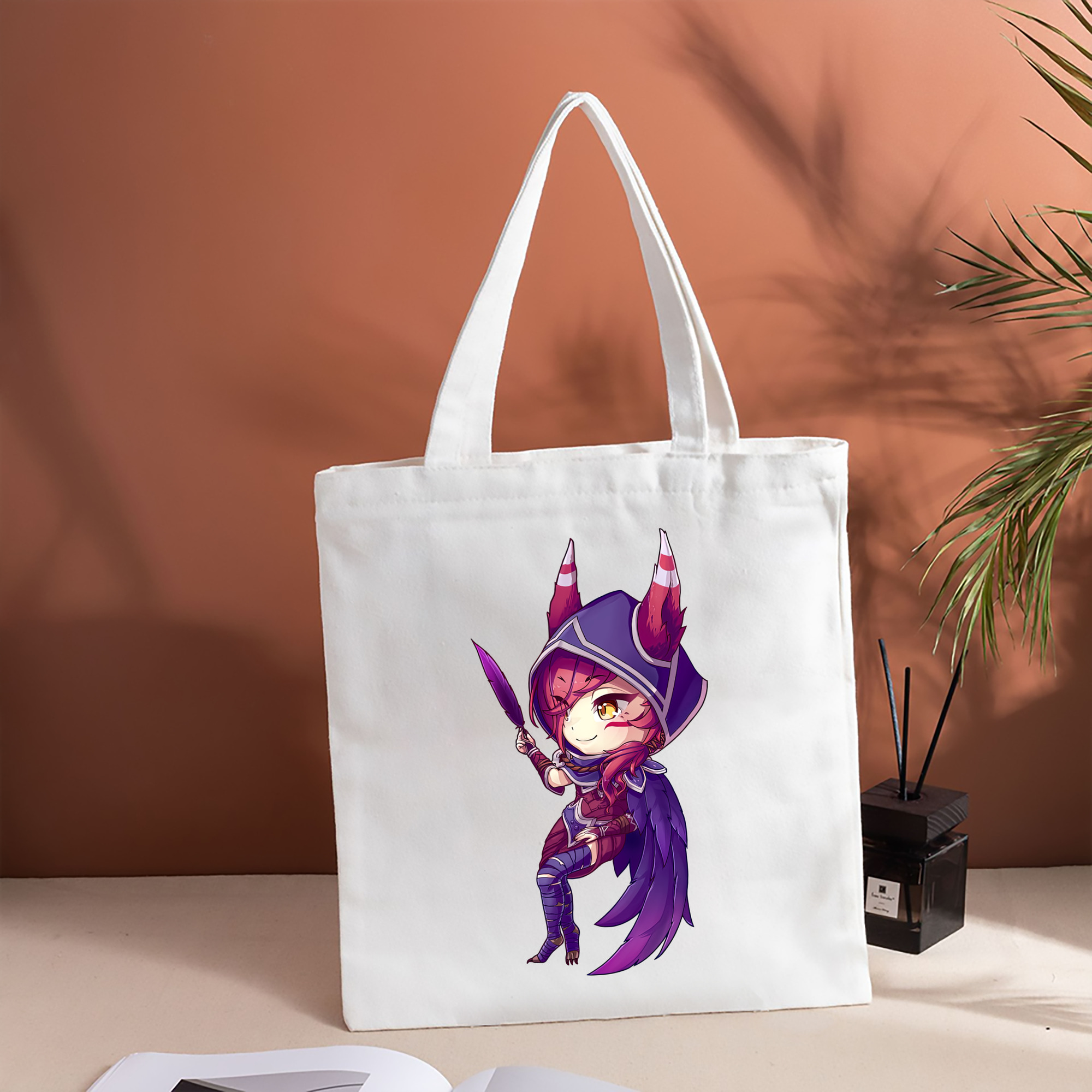 リーグ・オブ・レジェンド League of Legends LOL 縦型キャンバス生地手提げバッグ　トートバッグ
