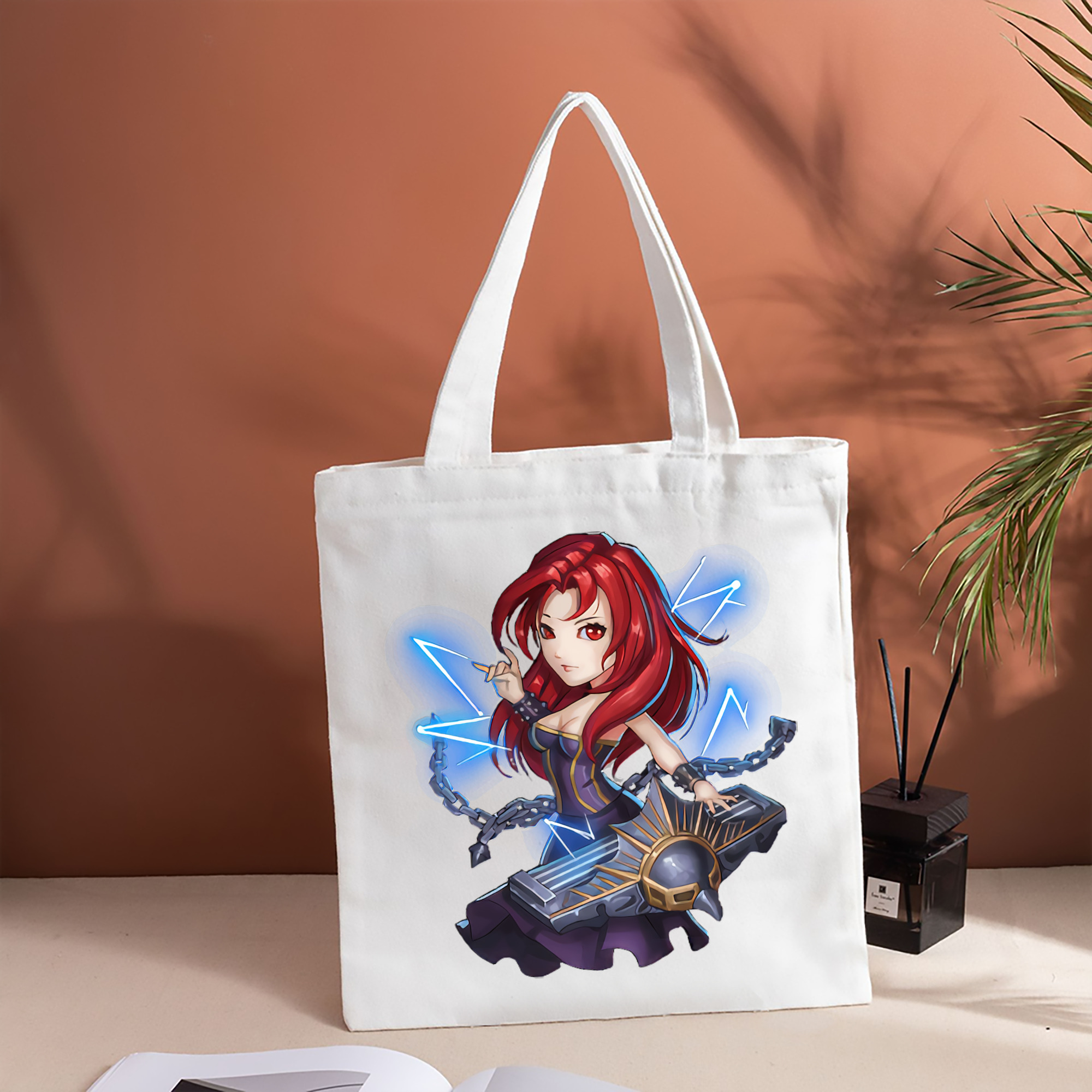 リーグ・オブ・レジェンド League of Legends LOL 縦型キャンバス生地手提げバッグ　トートバッグ