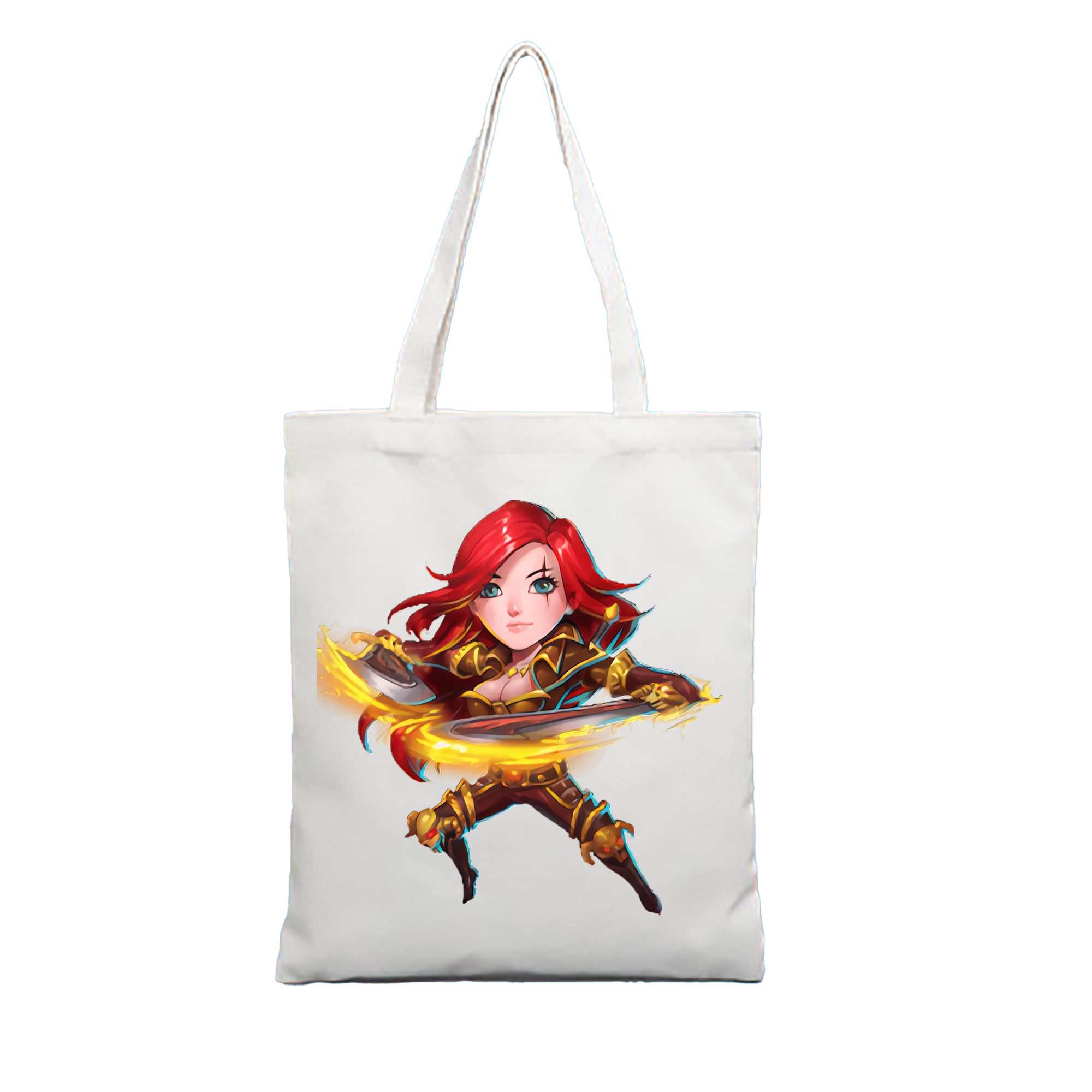（画像用） リーグ・オブ・レジェンド League of Legends LOL 縦型キャンバス生地手提げバッグ　トートバッグ