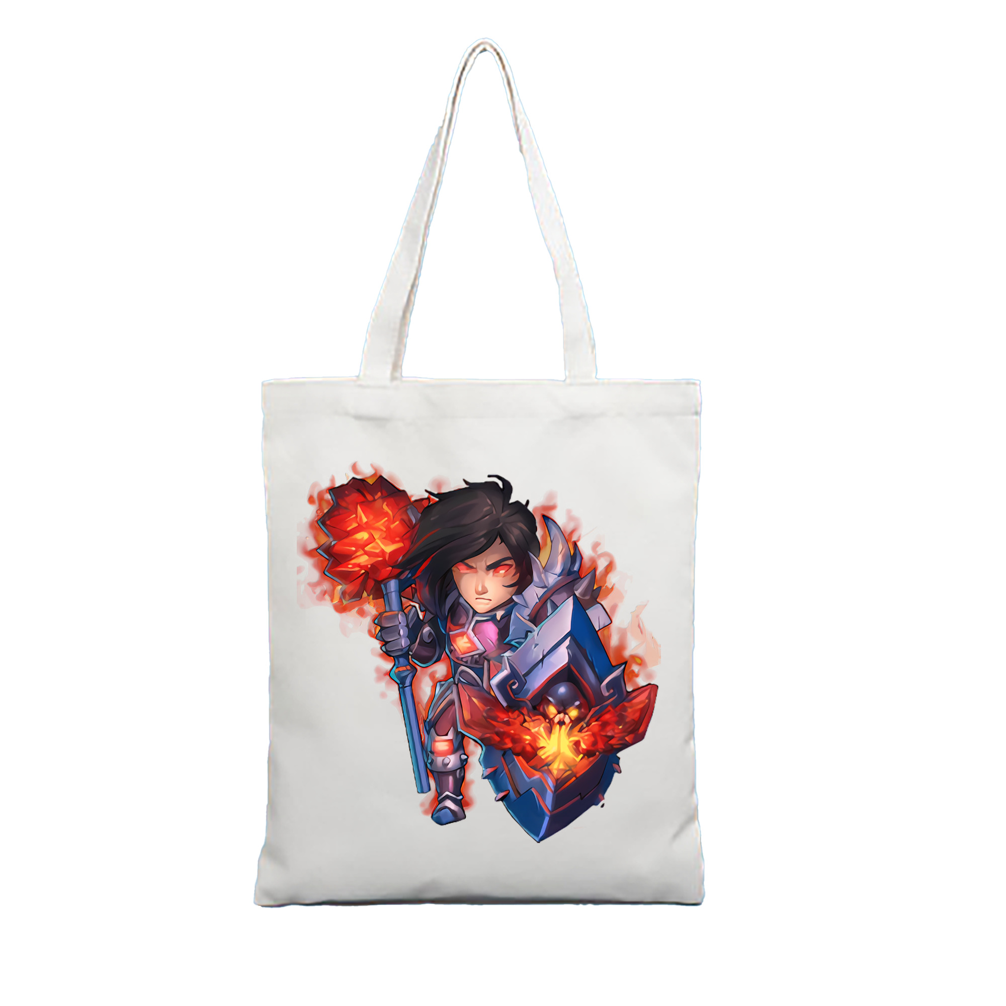 （画像用） リーグ・オブ・レジェンド League of Legends LOL 縦型キャンバス生地手提げバッグ　トートバッグ