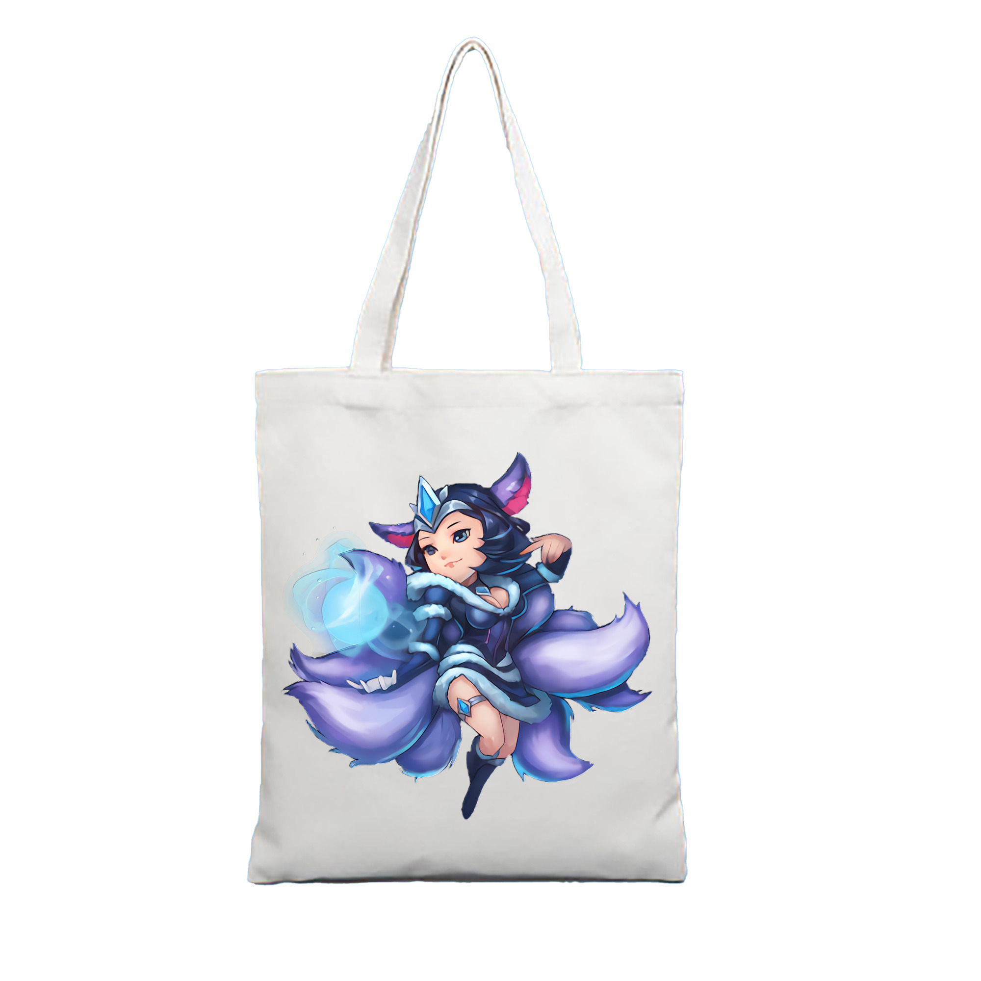 （画像用） リーグ・オブ・レジェンド League of Legends LOL 縦型キャンバス生地手提げバッグ　トートバッグ