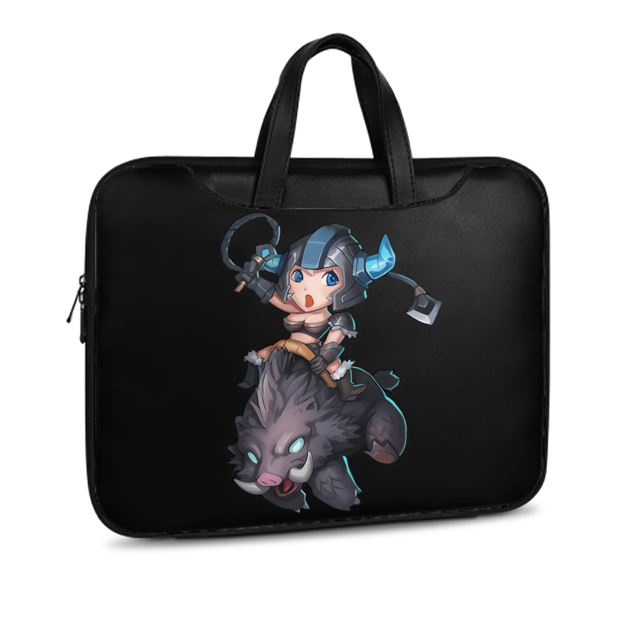 （画像用） リーグ・オブ・レジェンド League of Legends LOL レザーラップトップバッグ　ノートパソコンケース