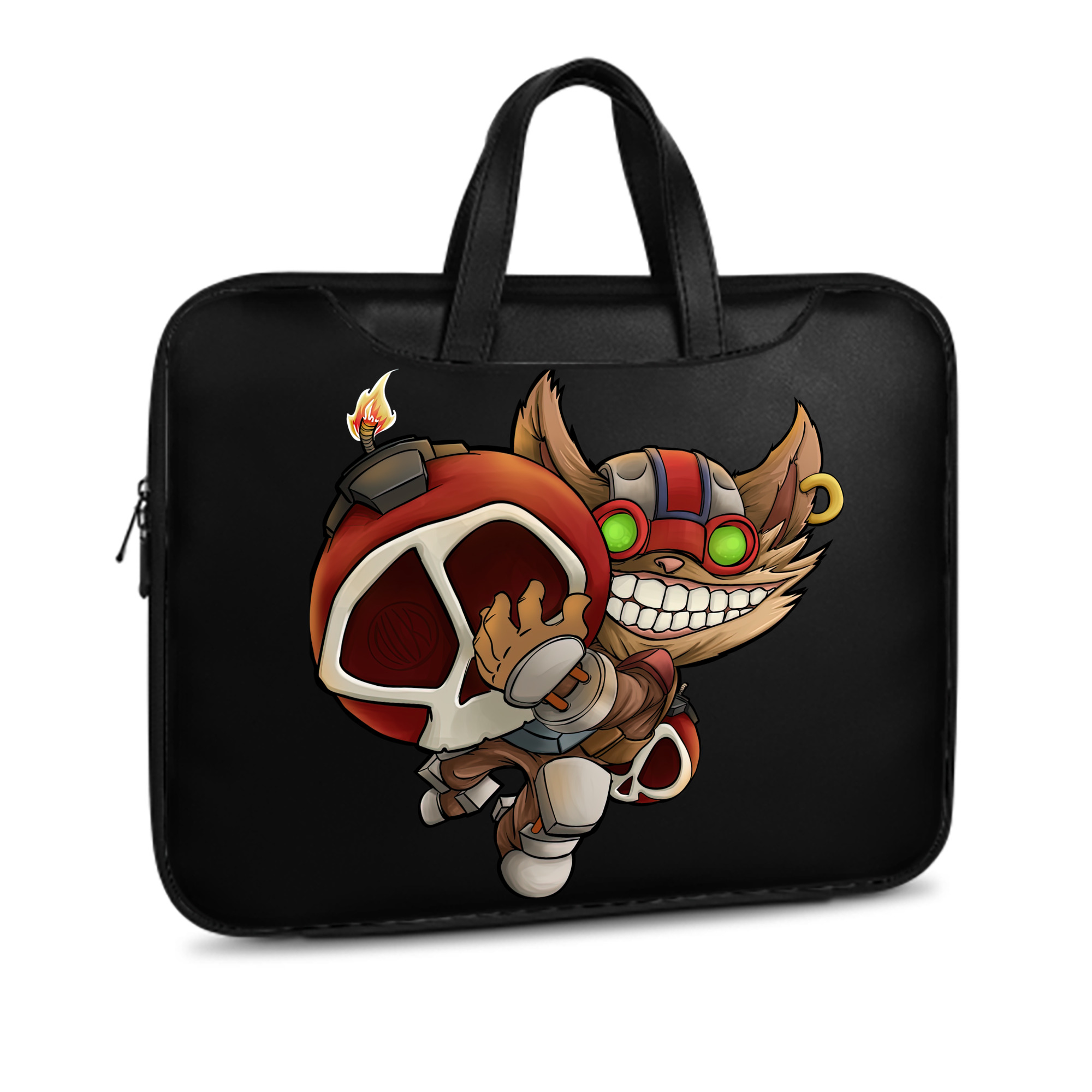 （画像用） リーグ・オブ・レジェンド League of Legends LOL レザーラップトップバッグ　ノートパソコンケース