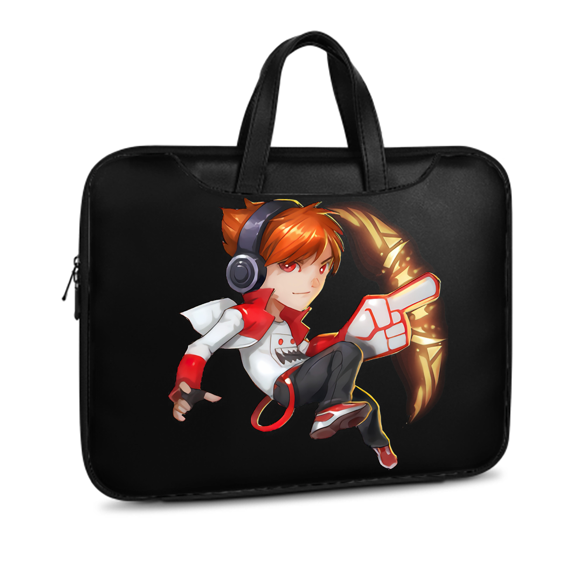 （画像用） リーグ・オブ・レジェンド League of Legends LOL レザーラップトップバッグ　ノートパソコンケース