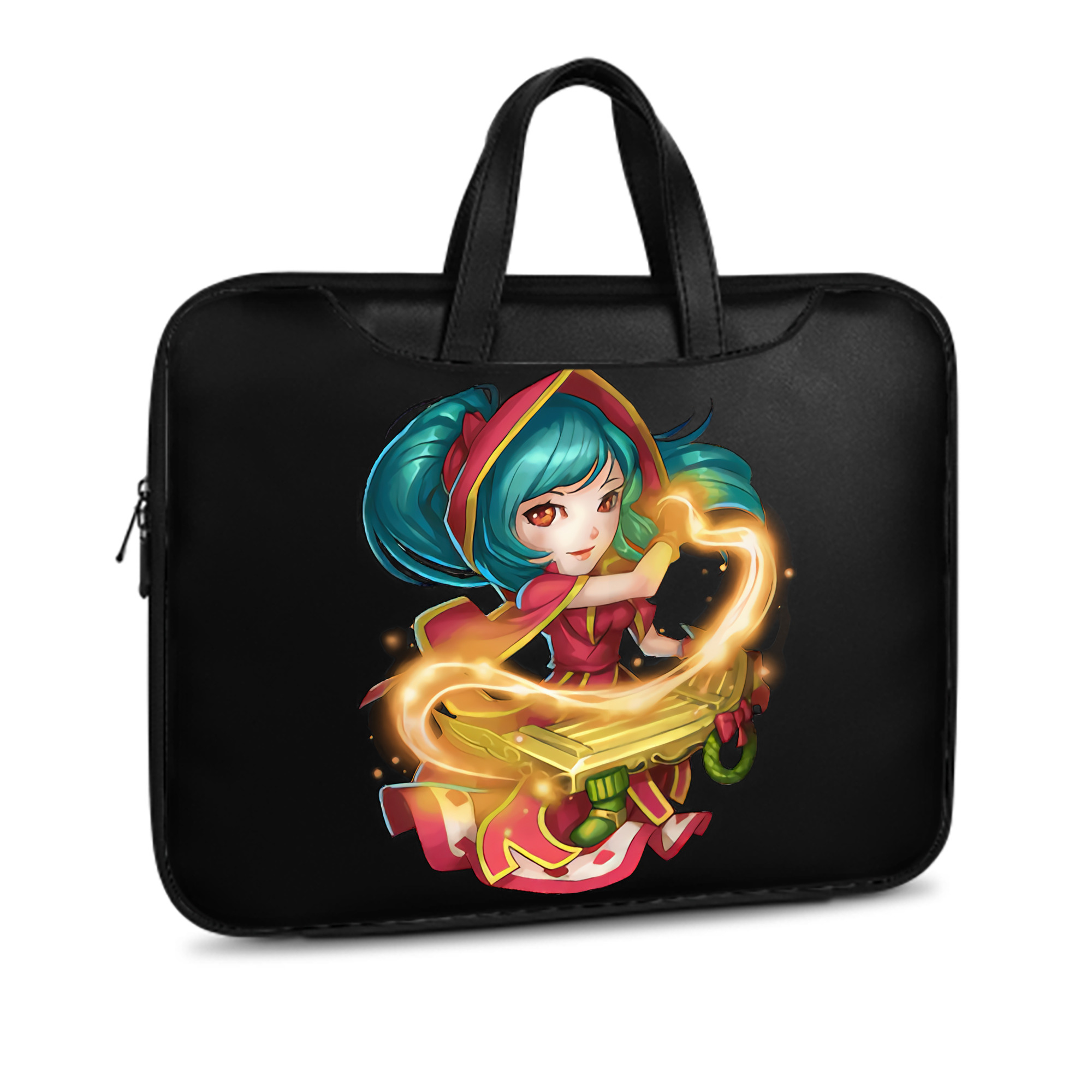 （画像用） リーグ・オブ・レジェンド League of Legends LOL レザーラップトップバッグ　ノートパソコンケース