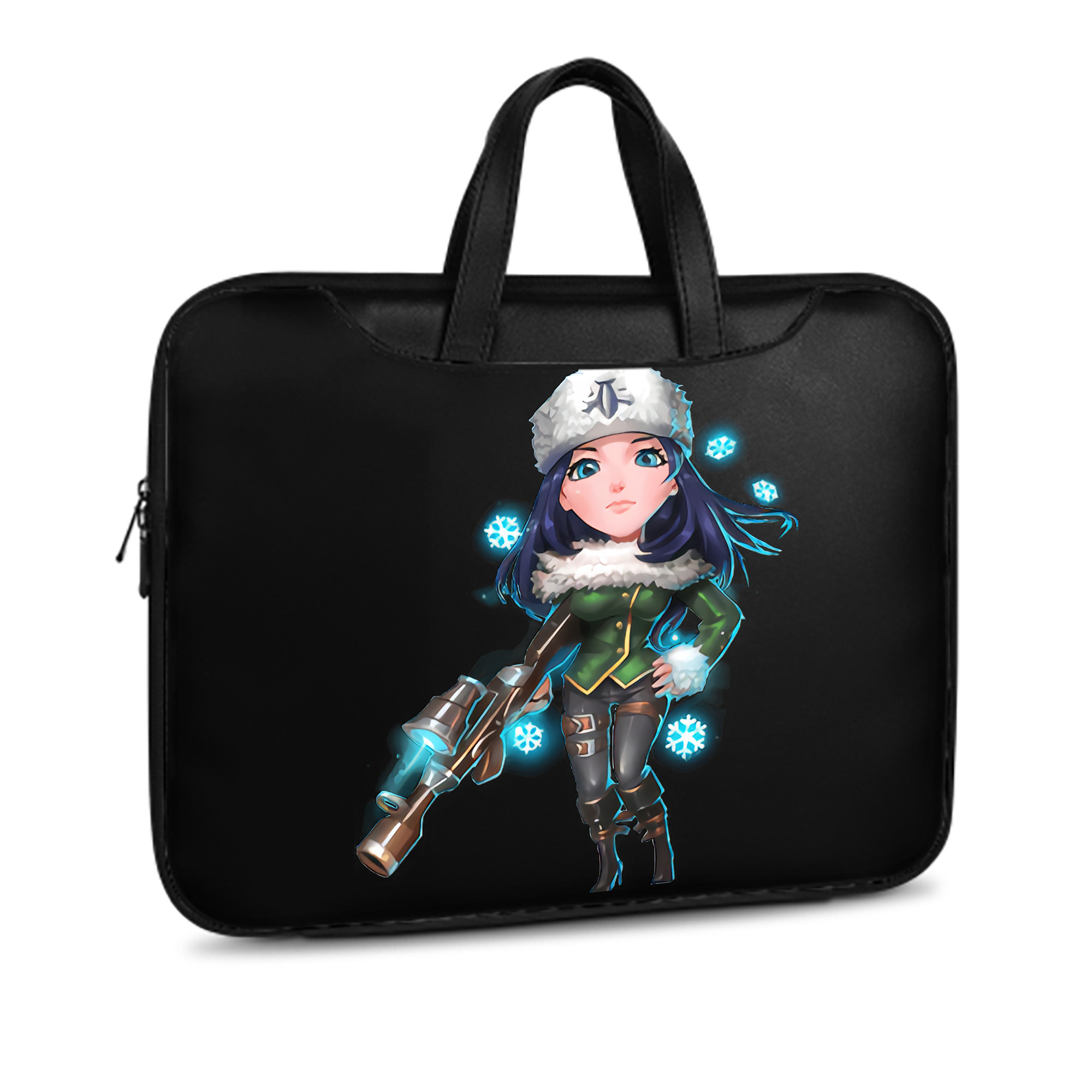 （画像用） リーグ・オブ・レジェンド League of Legends LOL レザーラップトップバッグ　ノートパソコンケース
