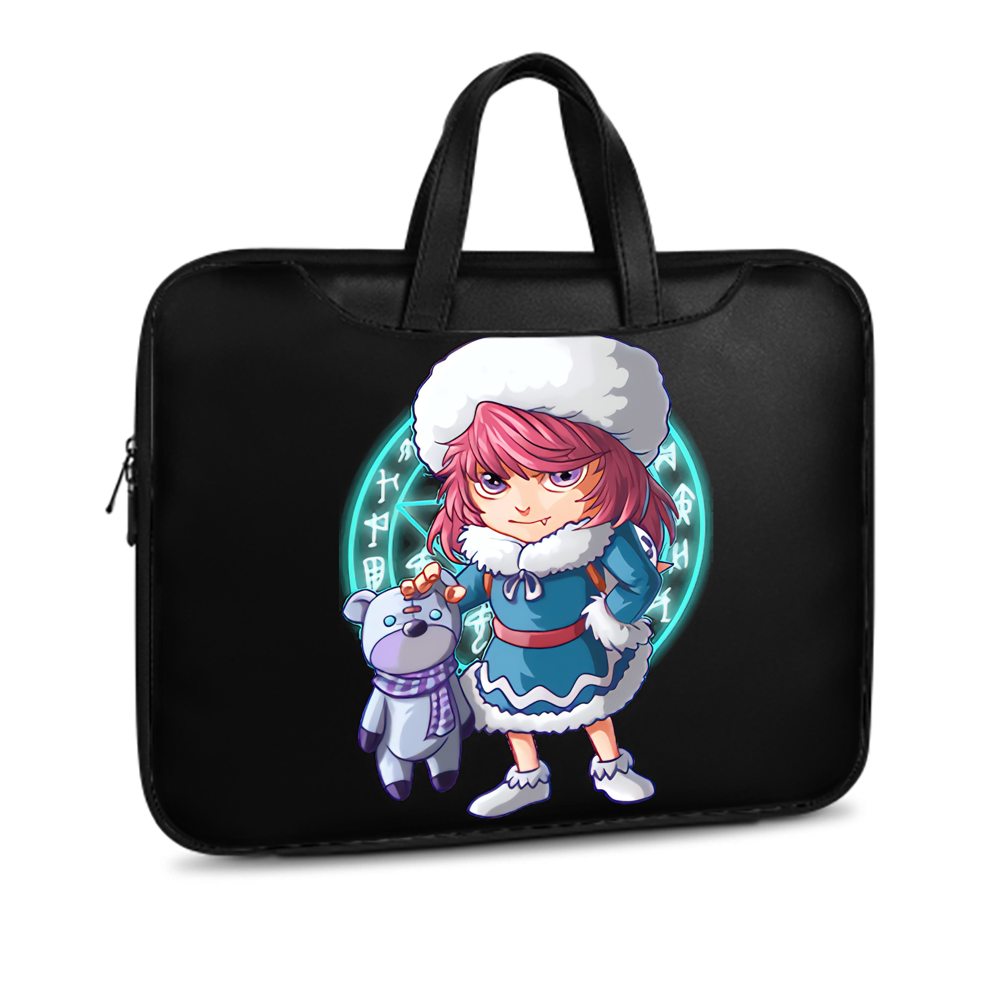 （画像用） リーグ・オブ・レジェンド League of Legends LOL レザーラップトップバッグ　ノートパソコンケース