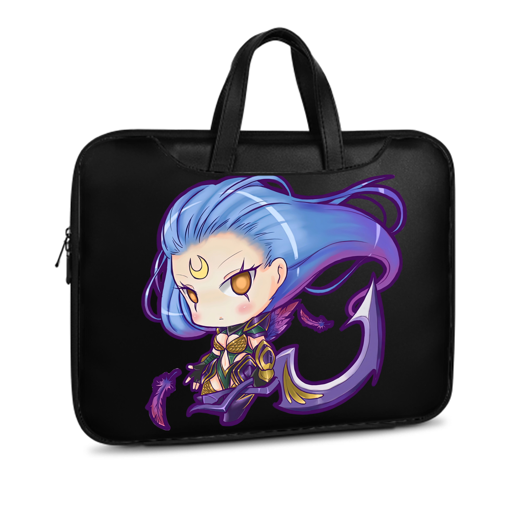 （画像用） リーグ・オブ・レジェンド League of Legends LOL レザーラップトップバッグ　ノートパソコンケース