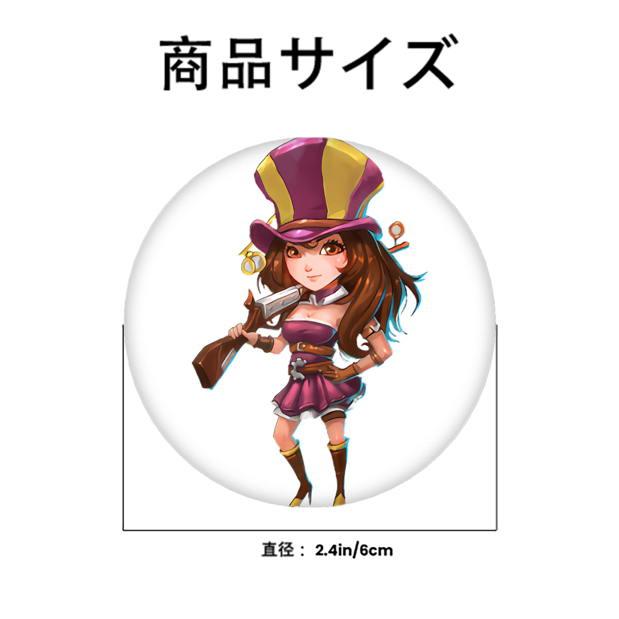 リーグ・オブ・レジェンド League of Legends LOL 6cm 缶バッジ 複数セット
