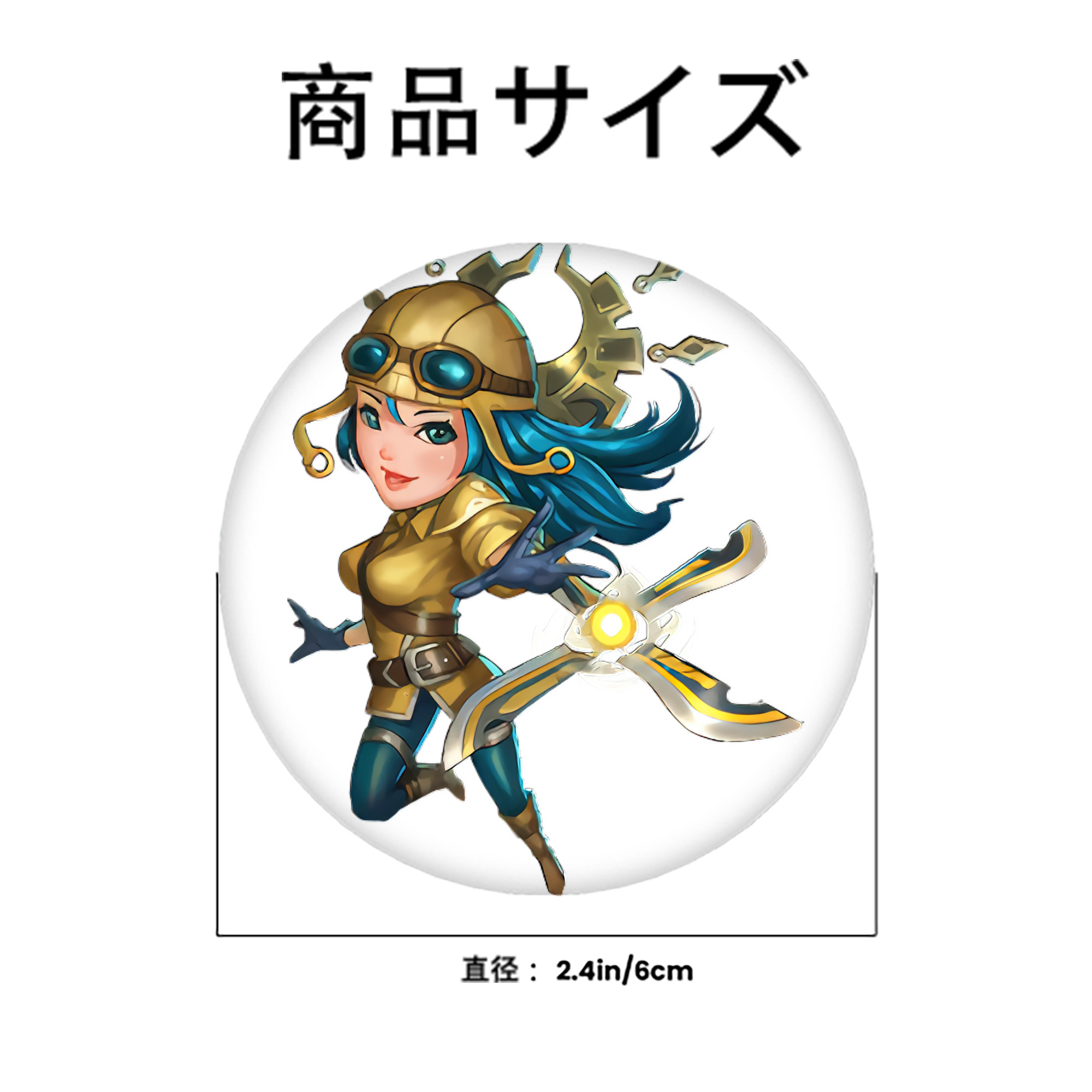 リーグ・オブ・レジェンド League of Legends LOL 6cm 缶バッジ 複数セット