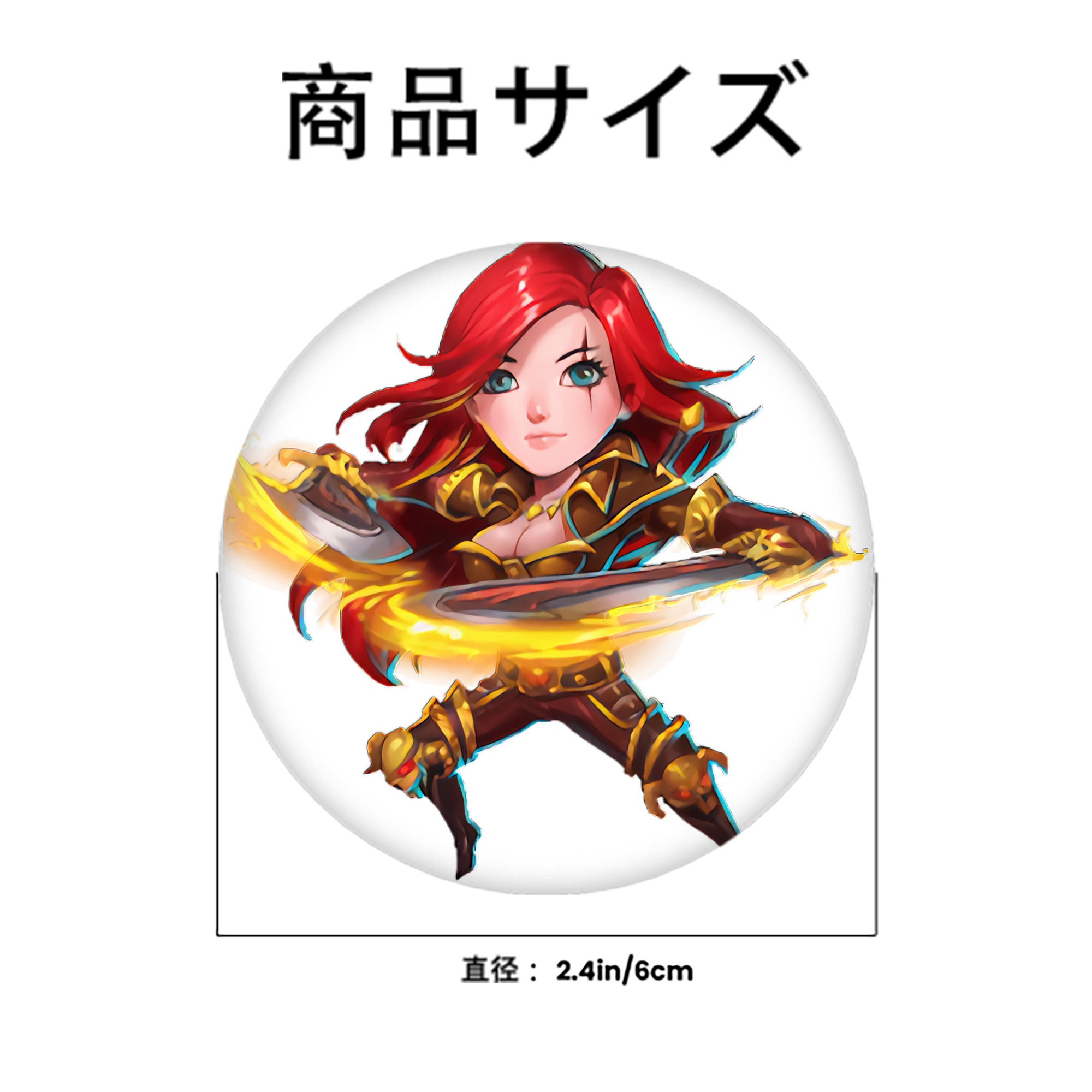 リーグ・オブ・レジェンド League of Legends LOL 6cm 缶バッジ 複数セット