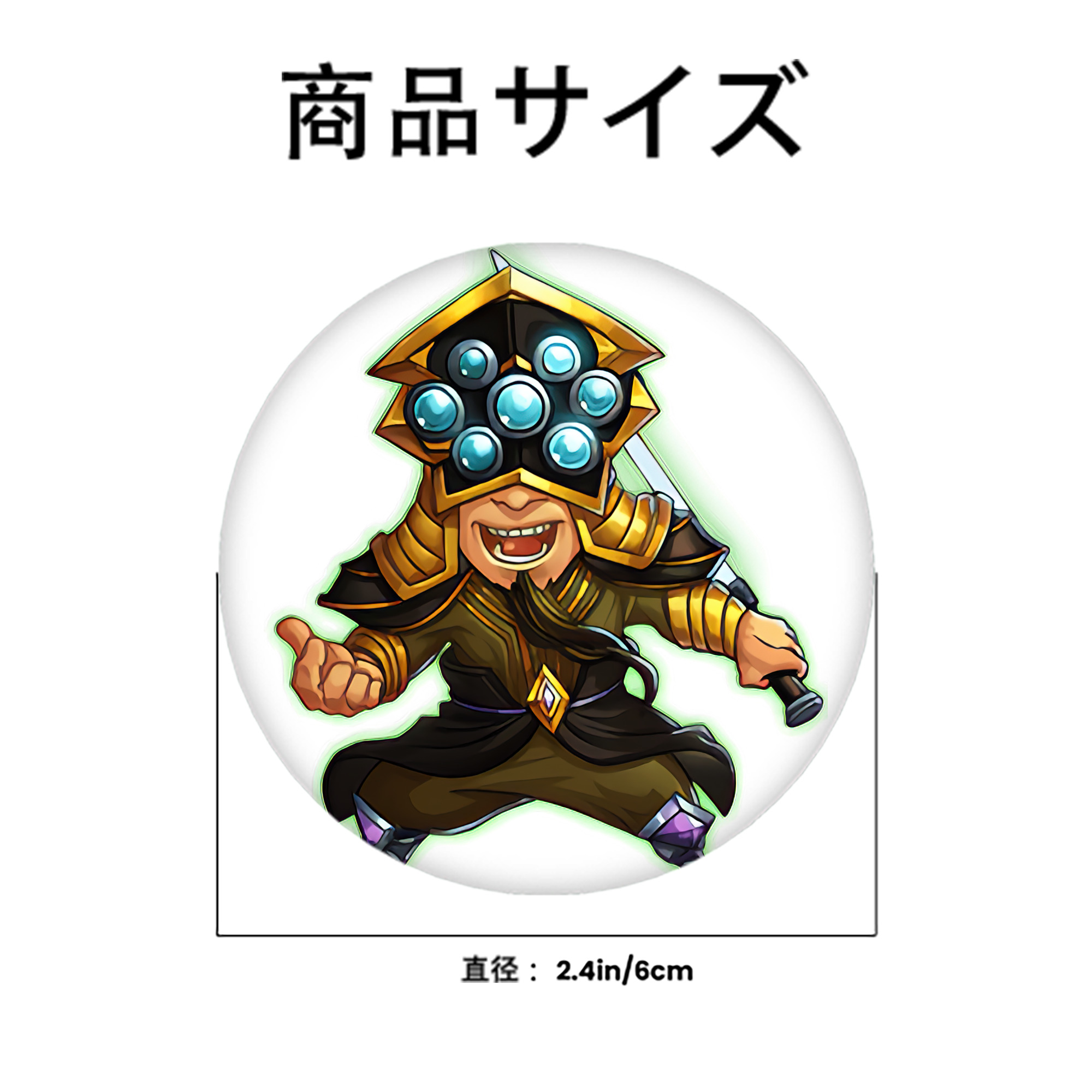リーグ・オブ・レジェンド League of Legends LOL 6cm 缶バッジ 複数セット