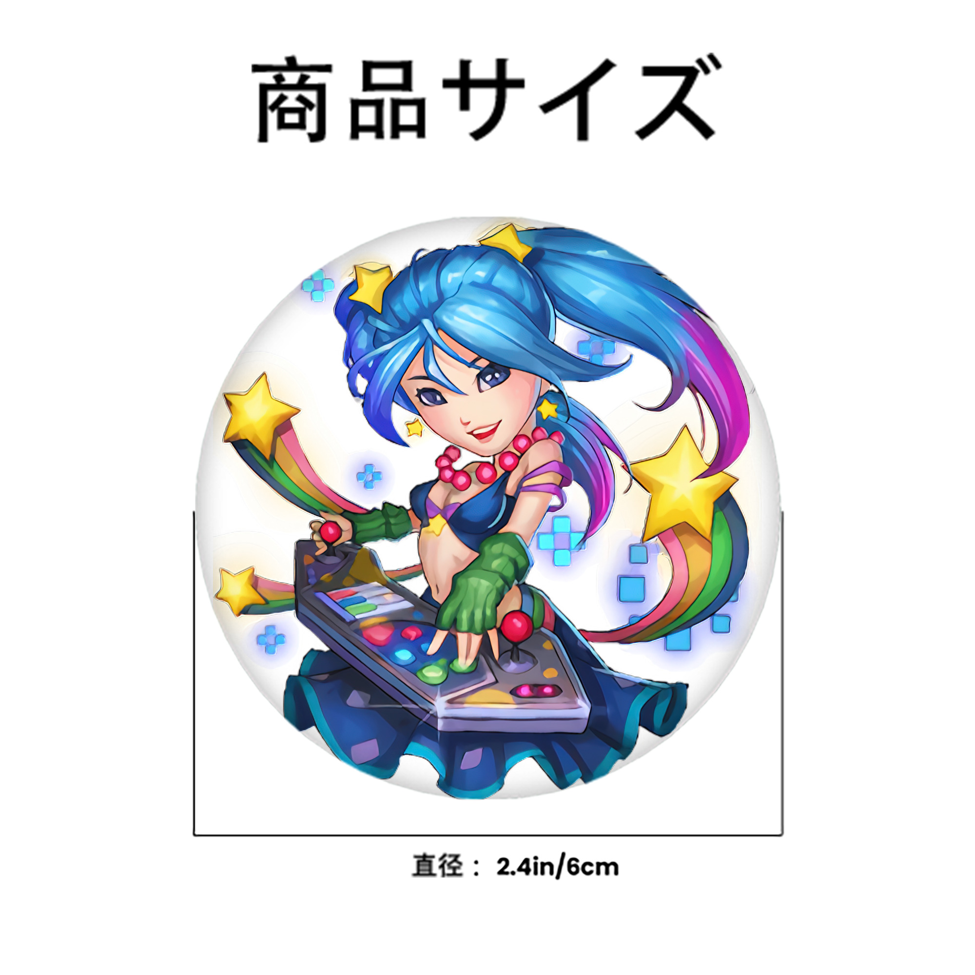 リーグ・オブ・レジェンド League of Legends LOL 6cm 缶バッジ 複数セット