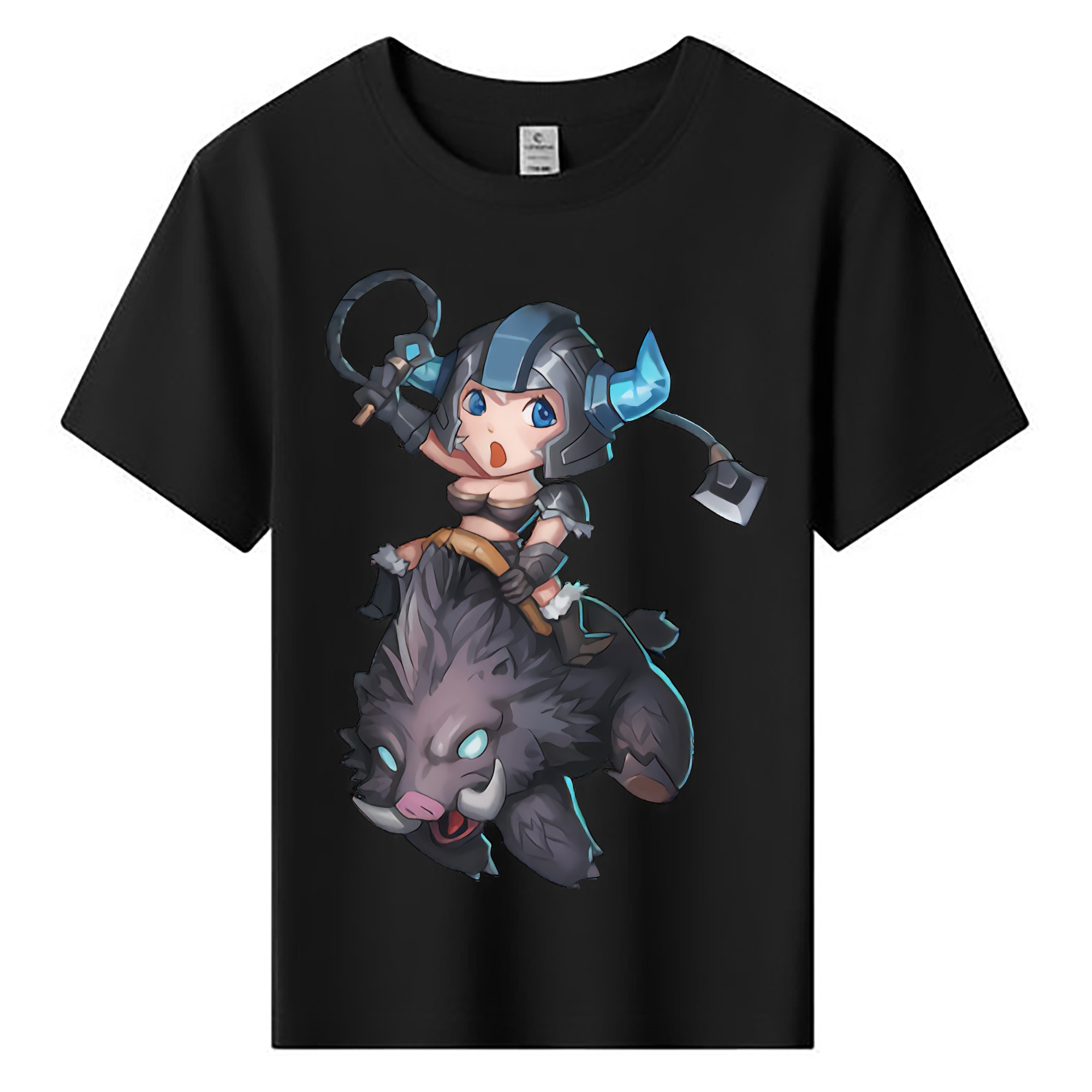（画像用） リーグ・オブ・レジェンド League of Legends LOL 綿100％キッズTシャツ（フロントプリント）