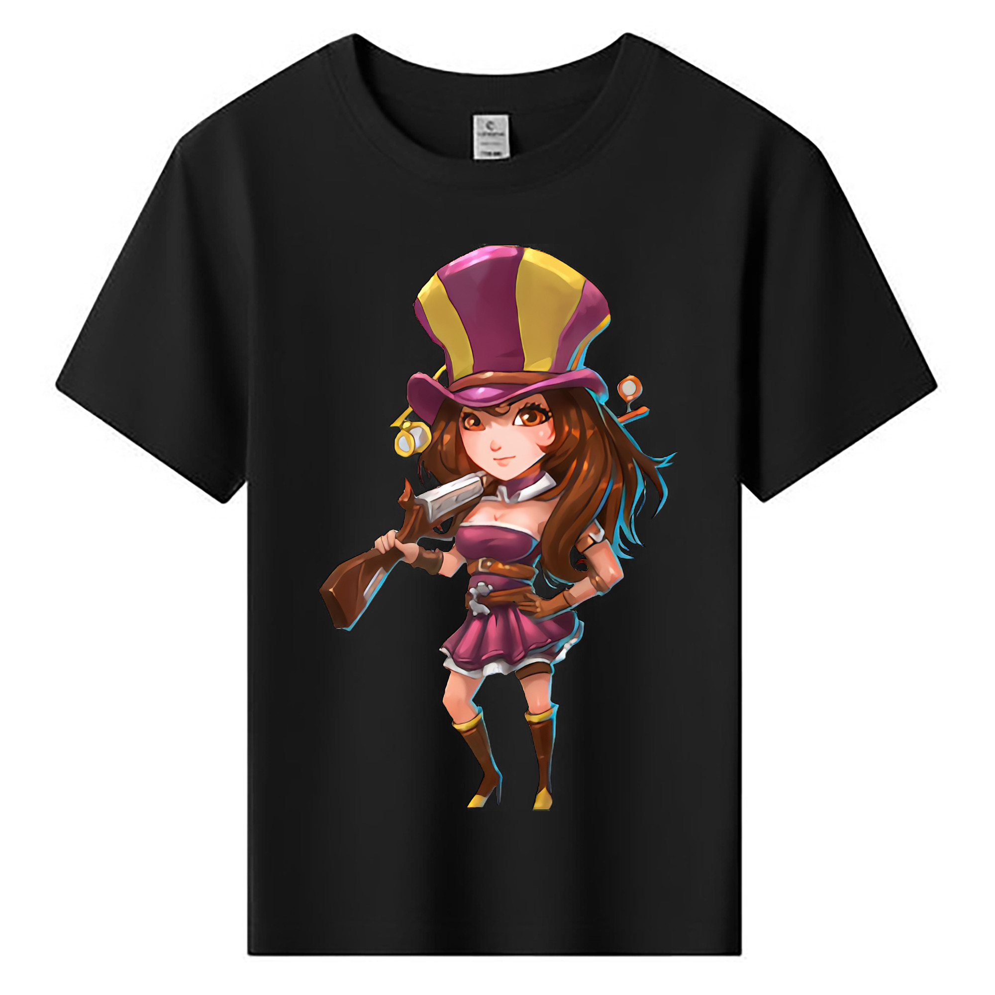 （画像用） リーグ・オブ・レジェンド League of Legends LOL 綿100％キッズTシャツ（フロントプリント）