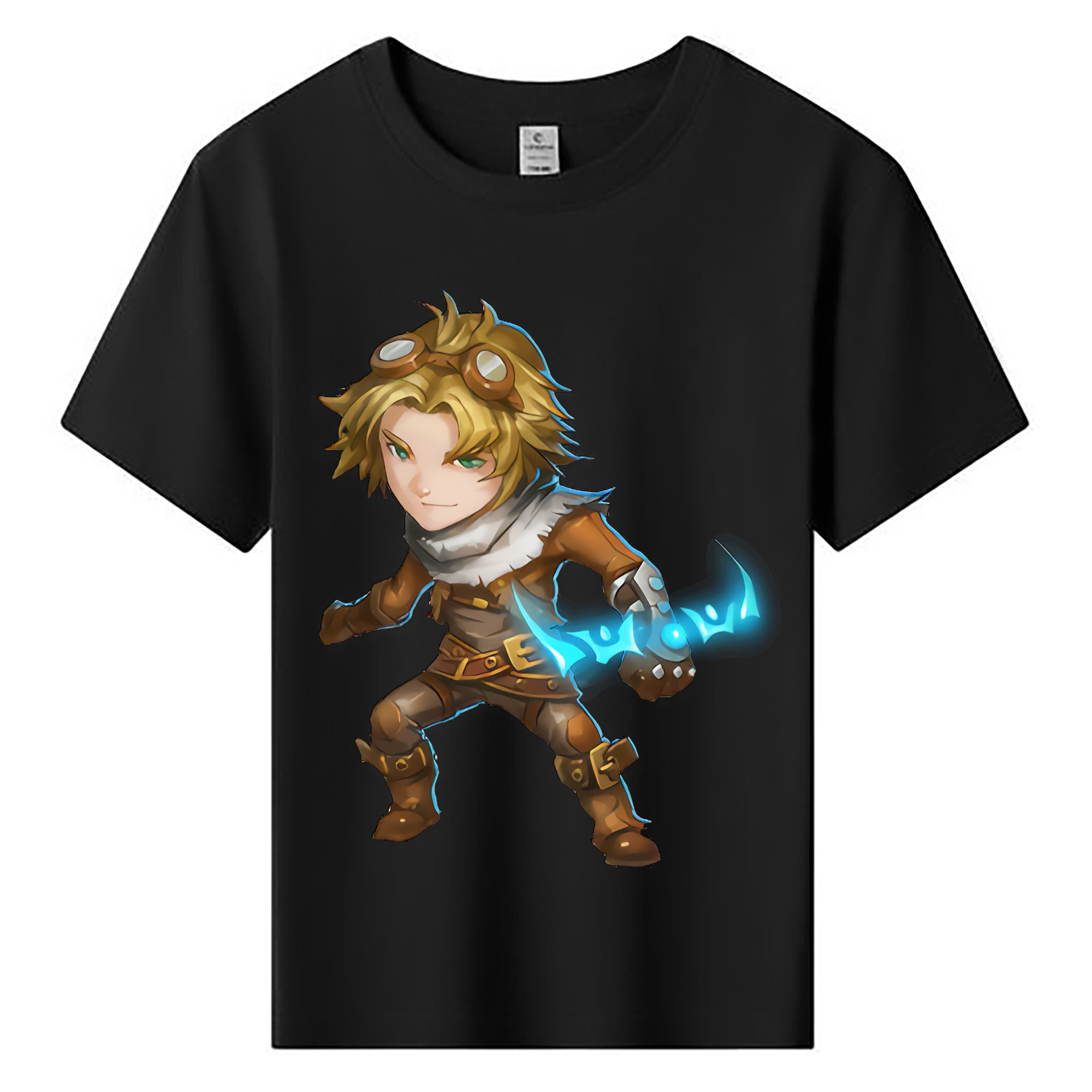 （画像用） リーグ・オブ・レジェンド League of Legends LOL 綿100％キッズTシャツ（フロントプリント）