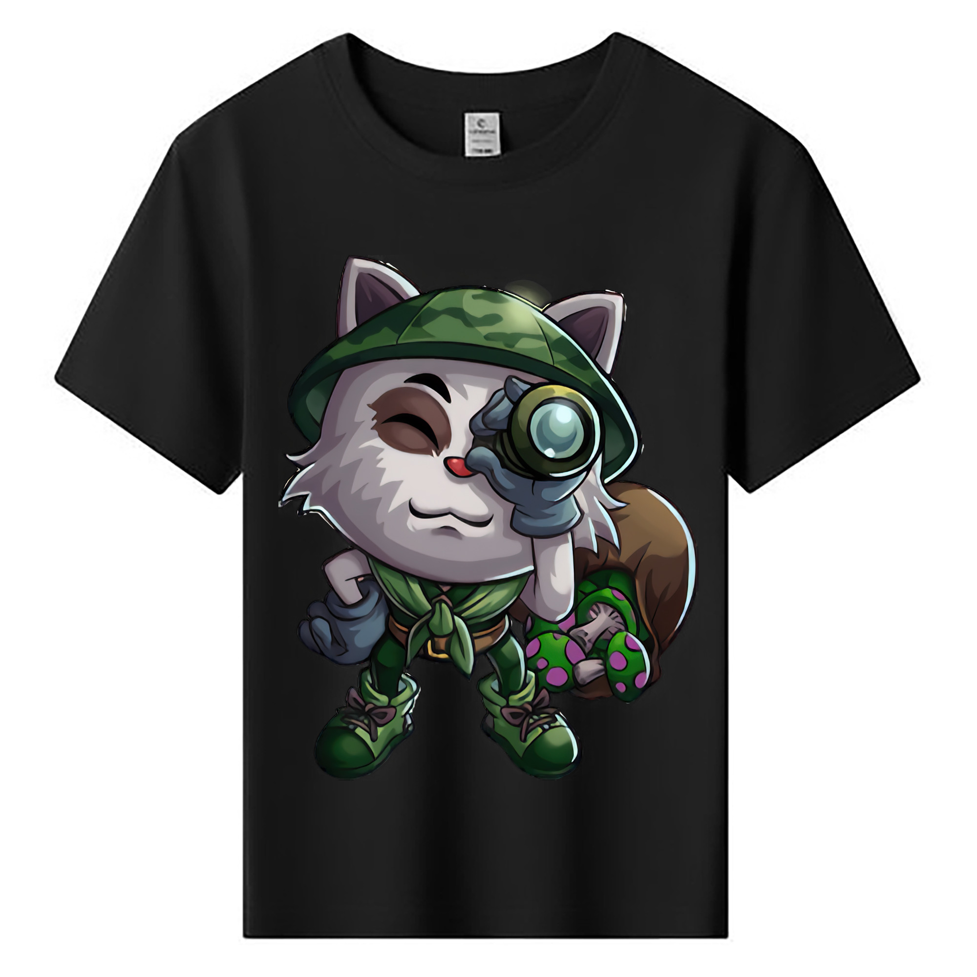 （画像用） リーグ・オブ・レジェンド League of Legends LOL 綿100％キッズTシャツ（フロントプリント）