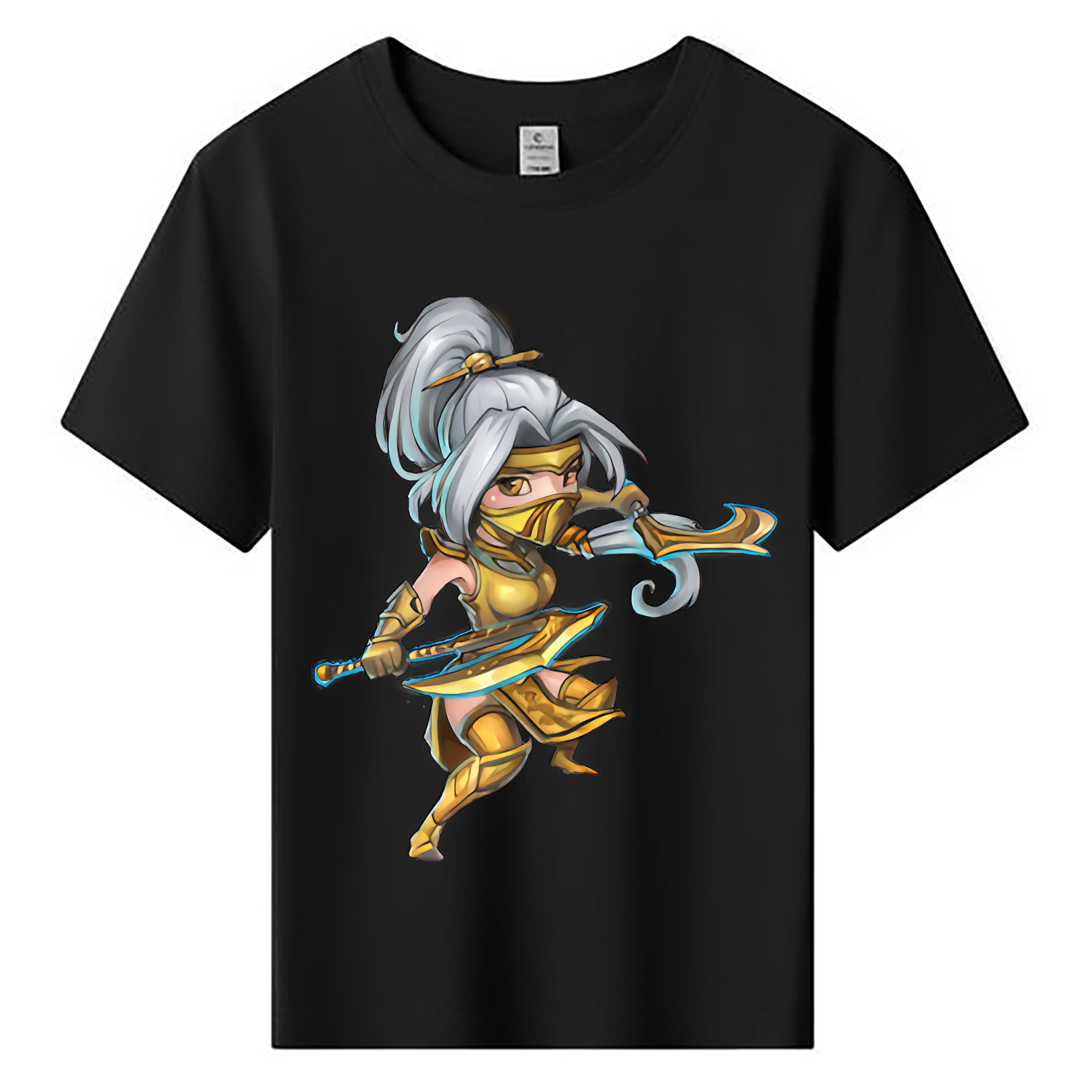 （画像用） リーグ・オブ・レジェンド League of Legends LOL 綿100％キッズTシャツ（フロントプリント）