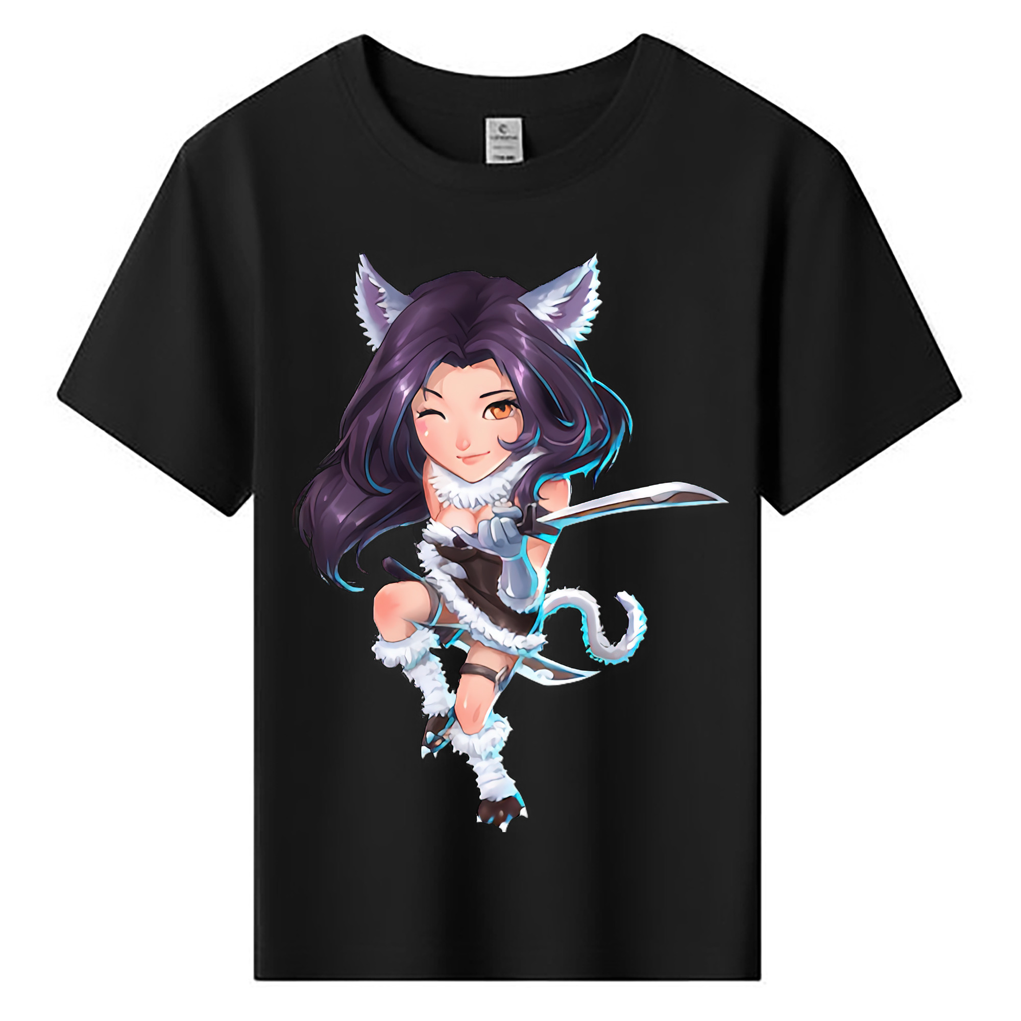 （画像用） リーグ・オブ・レジェンド League of Legends LOL 綿100％キッズTシャツ（フロントプリント）