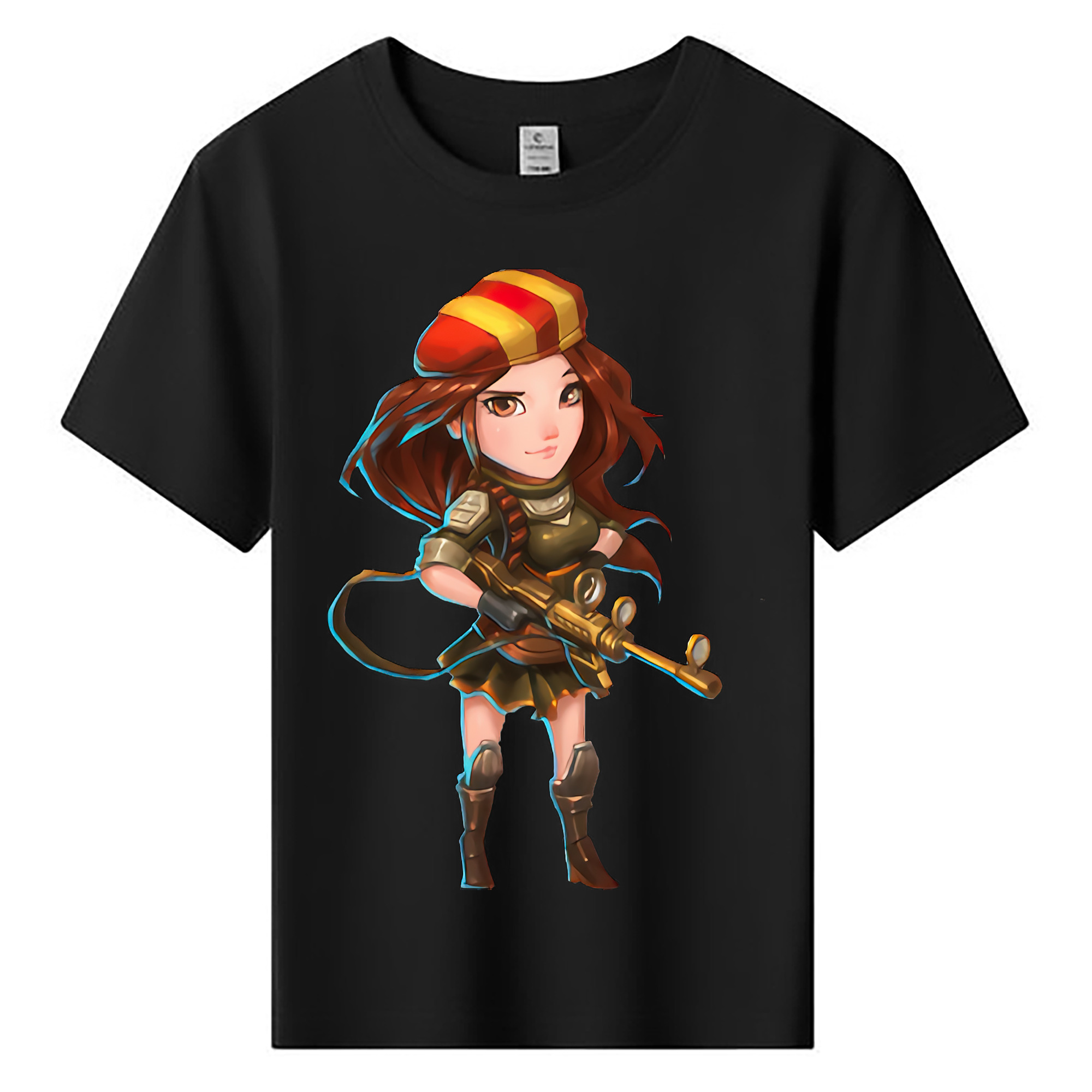 （画像用） リーグ・オブ・レジェンド League of Legends LOL 綿100％キッズTシャツ（フロントプリント）