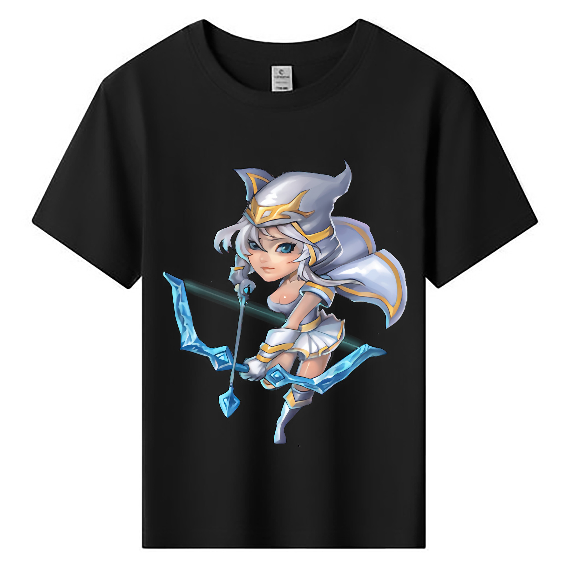 （画像用） リーグ・オブ・レジェンド League of Legends LOL 綿100％キッズTシャツ（フロントプリント）