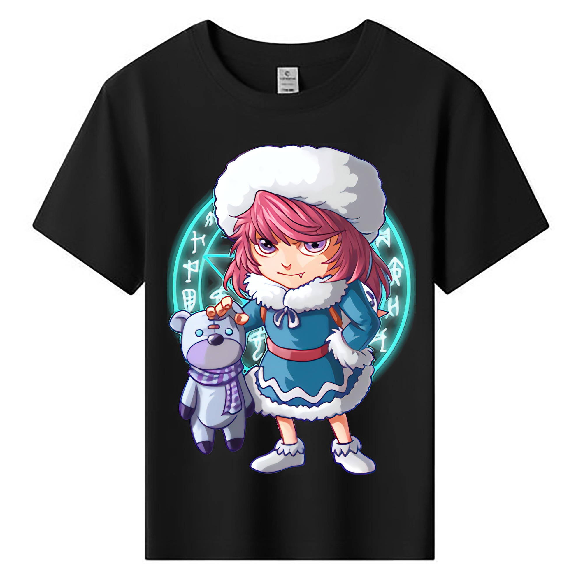 （画像用） リーグ・オブ・レジェンド League of Legends LOL 綿100％キッズTシャツ（フロントプリント）