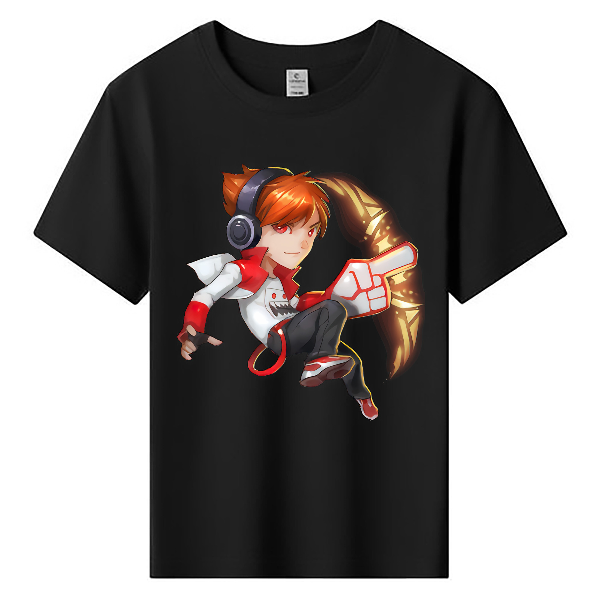（画像用） リーグ・オブ・レジェンド League of Legends LOL 綿100％キッズTシャツ（フロントプリント）
