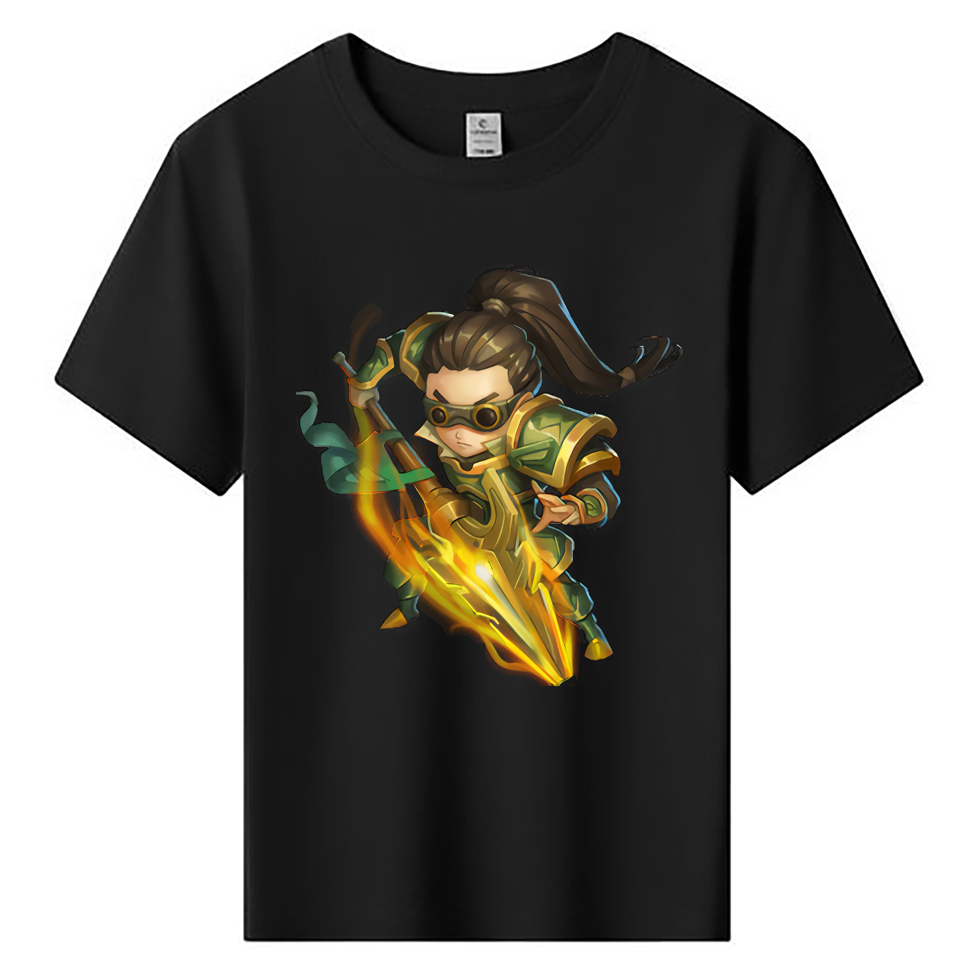 （画像用） リーグ・オブ・レジェンド League of Legends LOL 綿100％キッズTシャツ（フロントプリント）