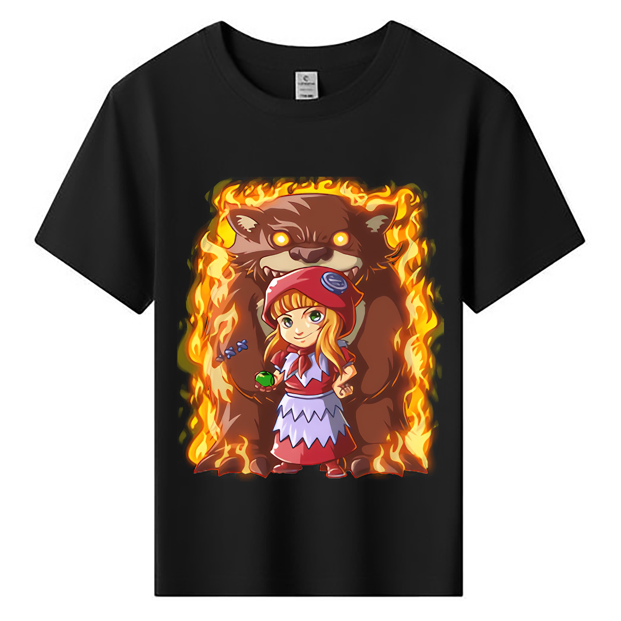 （画像用） リーグ・オブ・レジェンド League of Legends LOL 綿100％キッズTシャツ（フロントプリント）