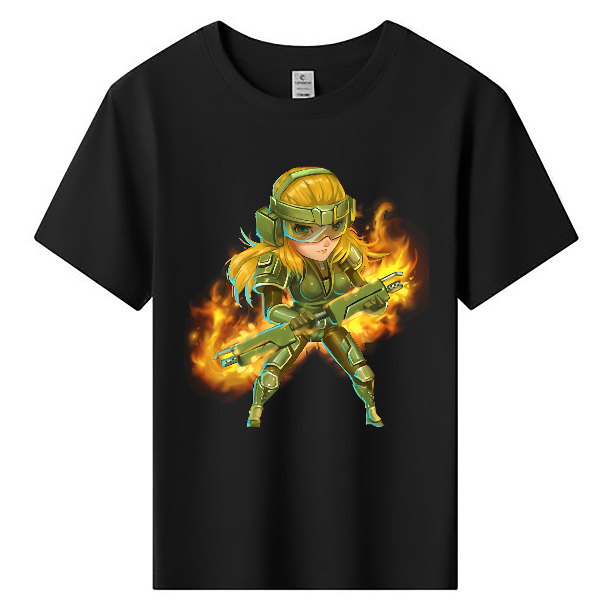 （画像用） リーグ・オブ・レジェンド League of Legends LOL 綿100％キッズTシャツ（フロントプリント）