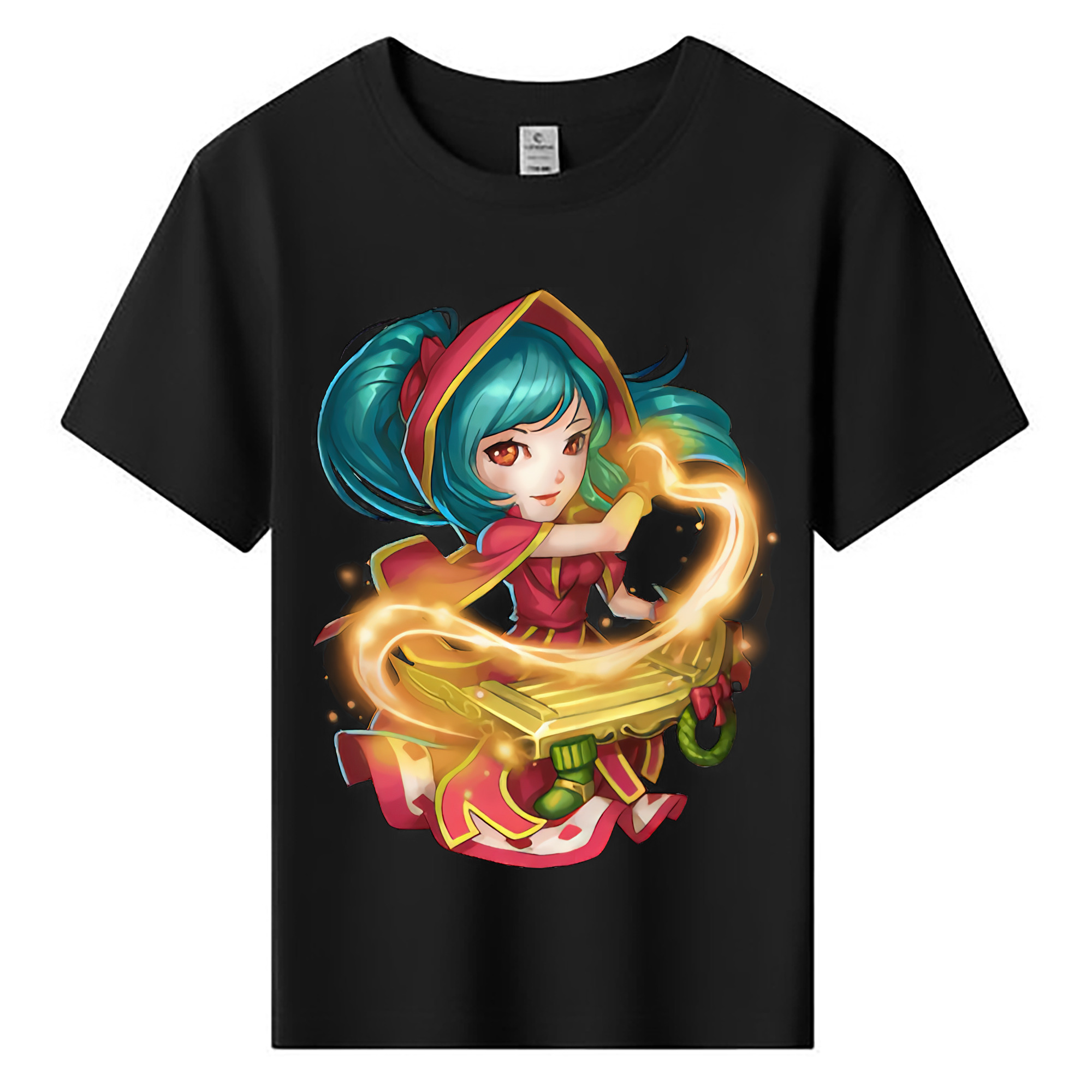 （画像用） リーグ・オブ・レジェンド League of Legends LOL 綿100％キッズTシャツ（フロントプリント）